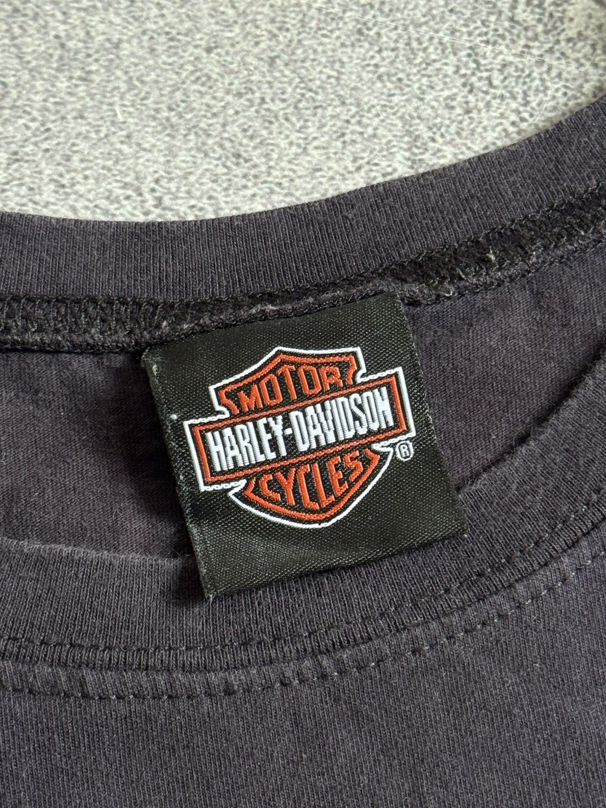 Harley Davidson Harlay Davidson 2008 L/size Las Vegas rhinestones tee tshirt Size L / US 10 / IT 46 - 7 Thumbnail