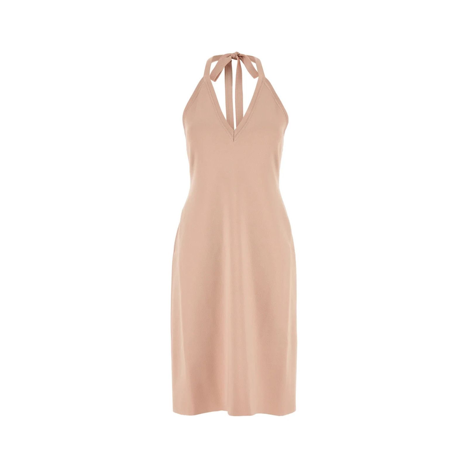 FERRAGAMO Pink Stretch Viscose Blend Dress New & Authentic (
