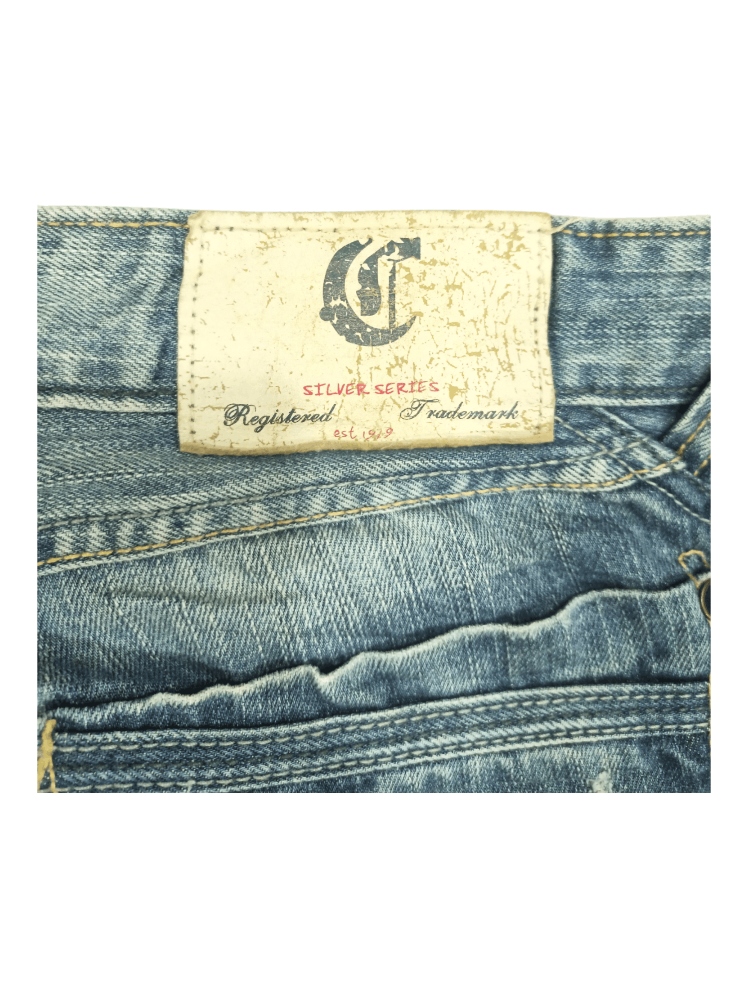 Silver Jeans Co. Vintage Silver Jeans Distressed Faded Flare Denim Size US 31 - 12 Thumbnail