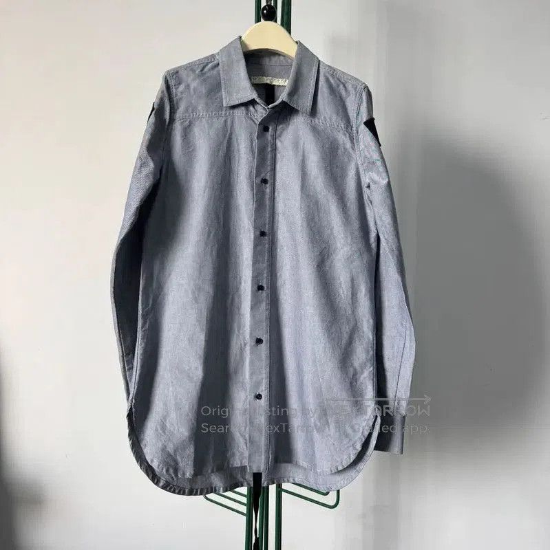 Off-White Off-White Grey Long Sleeve Cotton Shirt . Size US XXS / EU 40 - 1 Thumbnail