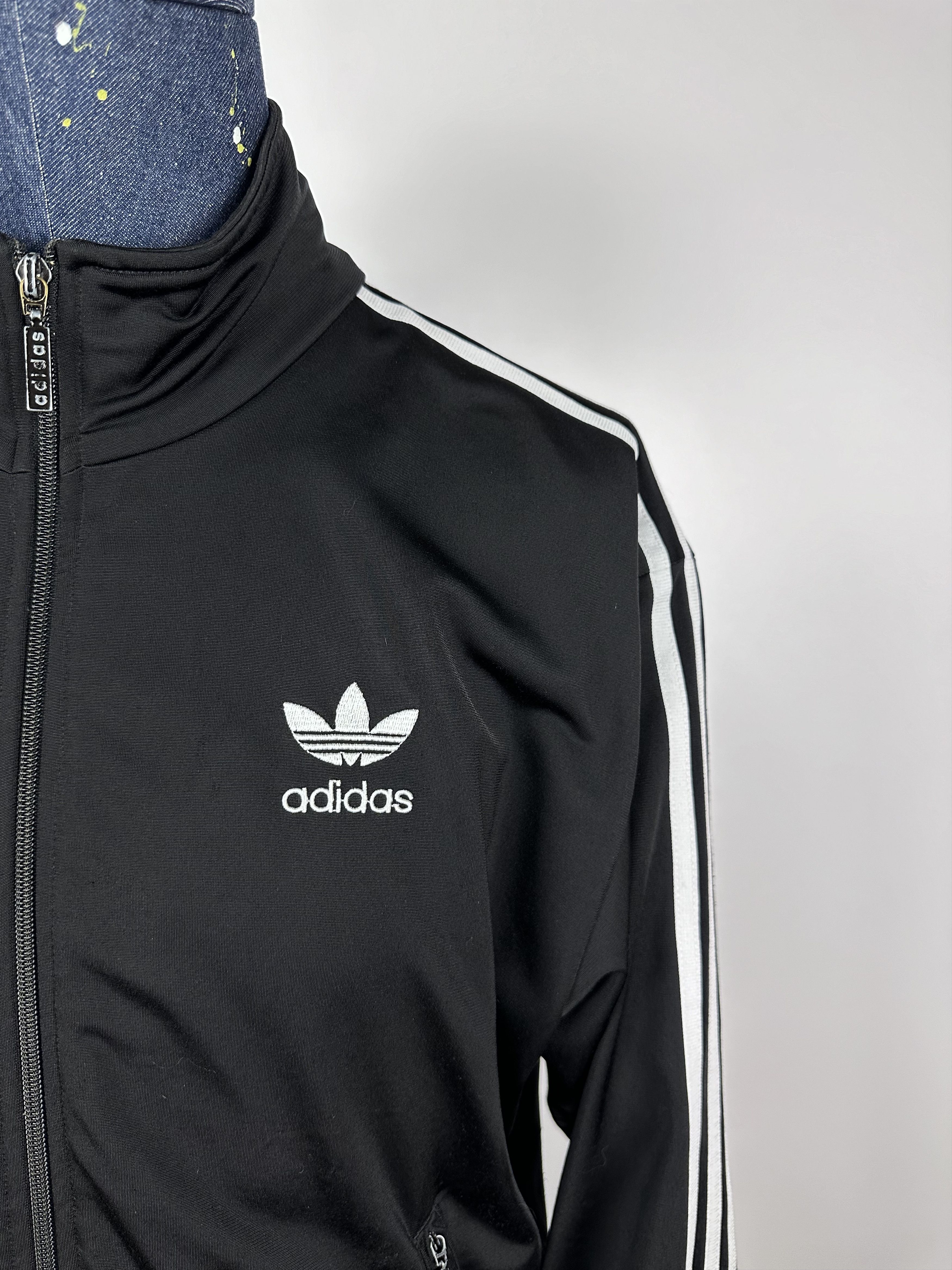 Adidas × Vintage Adidas Originals Black Firebird Track Tracksuit Top Jacket Size US S / EU 44-46 / 1 - 3 Thumbnail