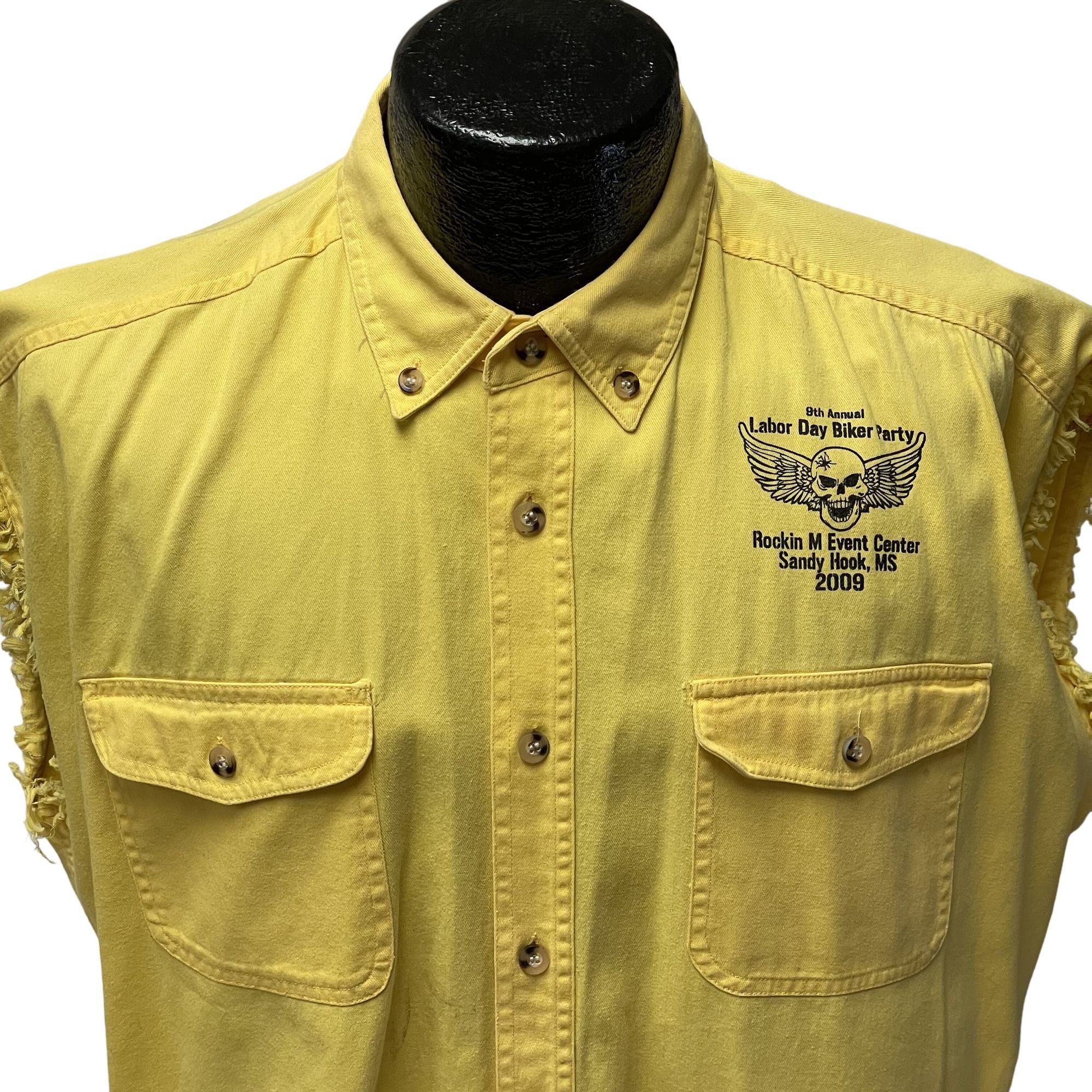 Other Labor Day BIKER PARTY Wild Pig HOG BEER Motorcycle Shirt Size US XL / EU 56 / 4 - 4 Thumbnail
