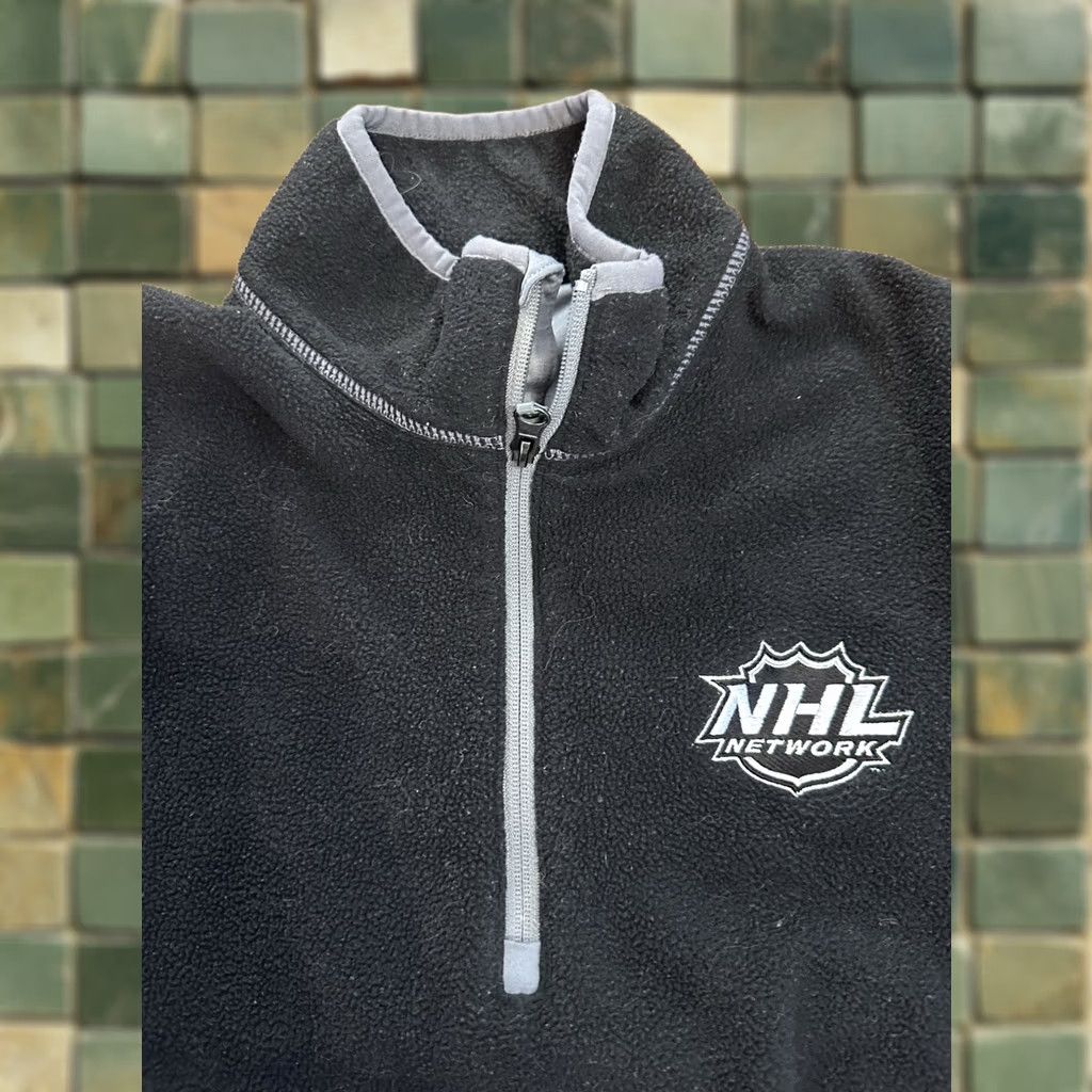 NHL NHL Network 1/4 Zip Fleece Pullover Jacket Small Sweatshirt Regular Men Black"} Size US S / EU 44-46 / 1 - 1 Thumbnail