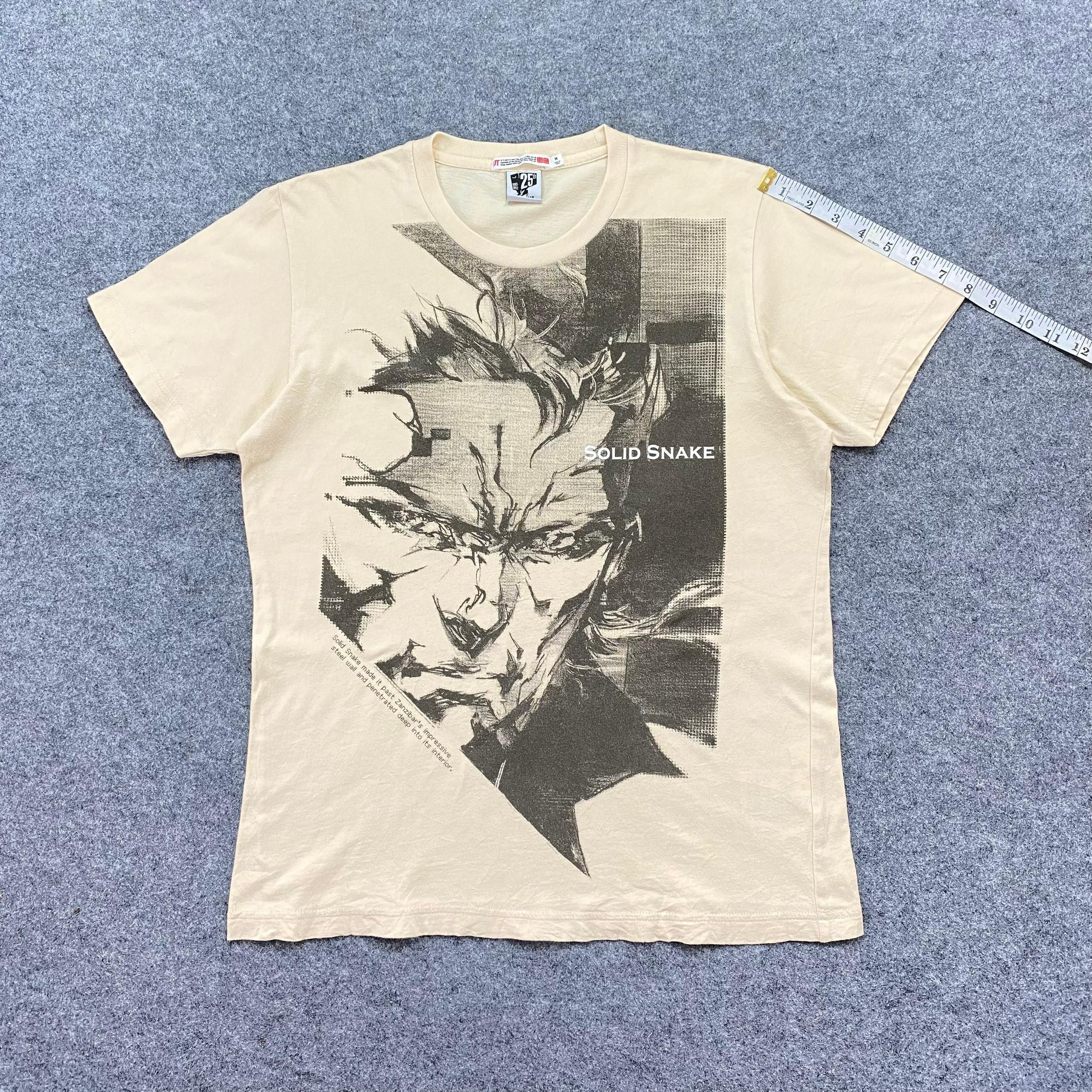Uniqlo Vintage Solid Snake Movie 25th Mega Gear GamingTshirt Size US M / EU 48-50 / 2 - 4 Thumbnail