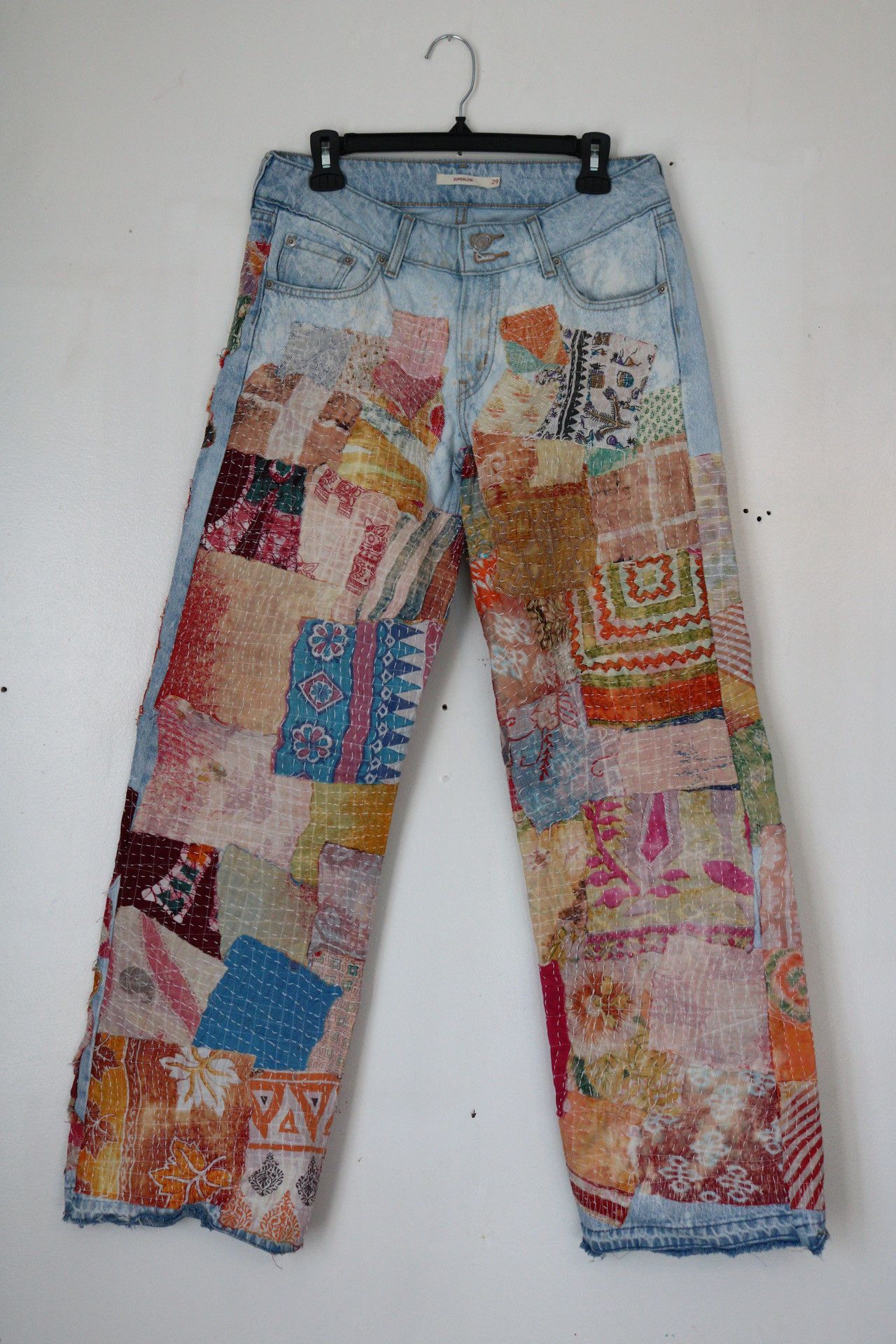 Other Patchwork, Relaxed Straight Fit, Denim Jeans, Size 28x31 Size US 28 / EU 44 - 1 Thumbnail