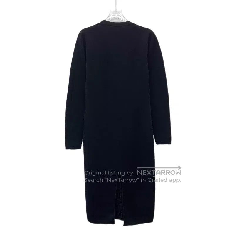 Fendi Fendi Black Lining Floral Print Wool Cashmere Crew Neck Lo Size XS / US 0-2 / IT 36-38 - 2 Thumbnail