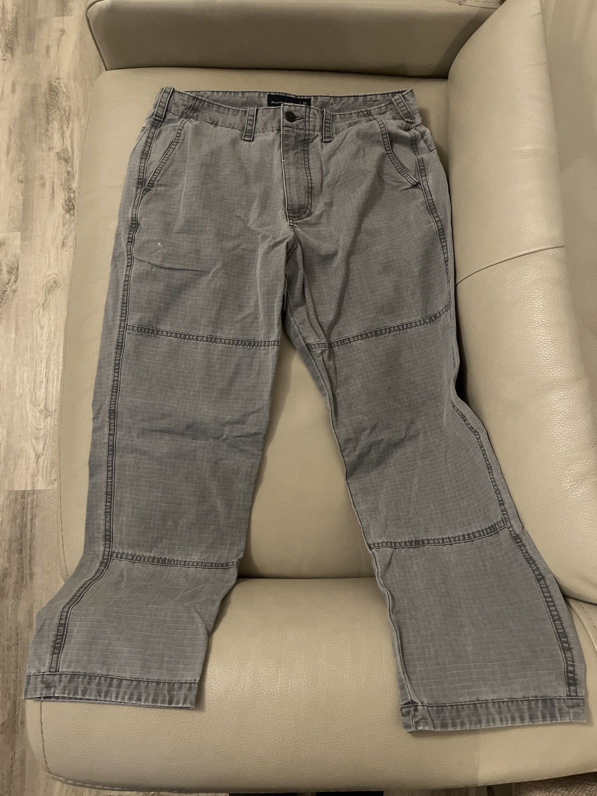 Abercrombie & Fitch Abercrombie & fitch Gray double knee pants Size US 32 / EU 48 - 5 Thumbnail