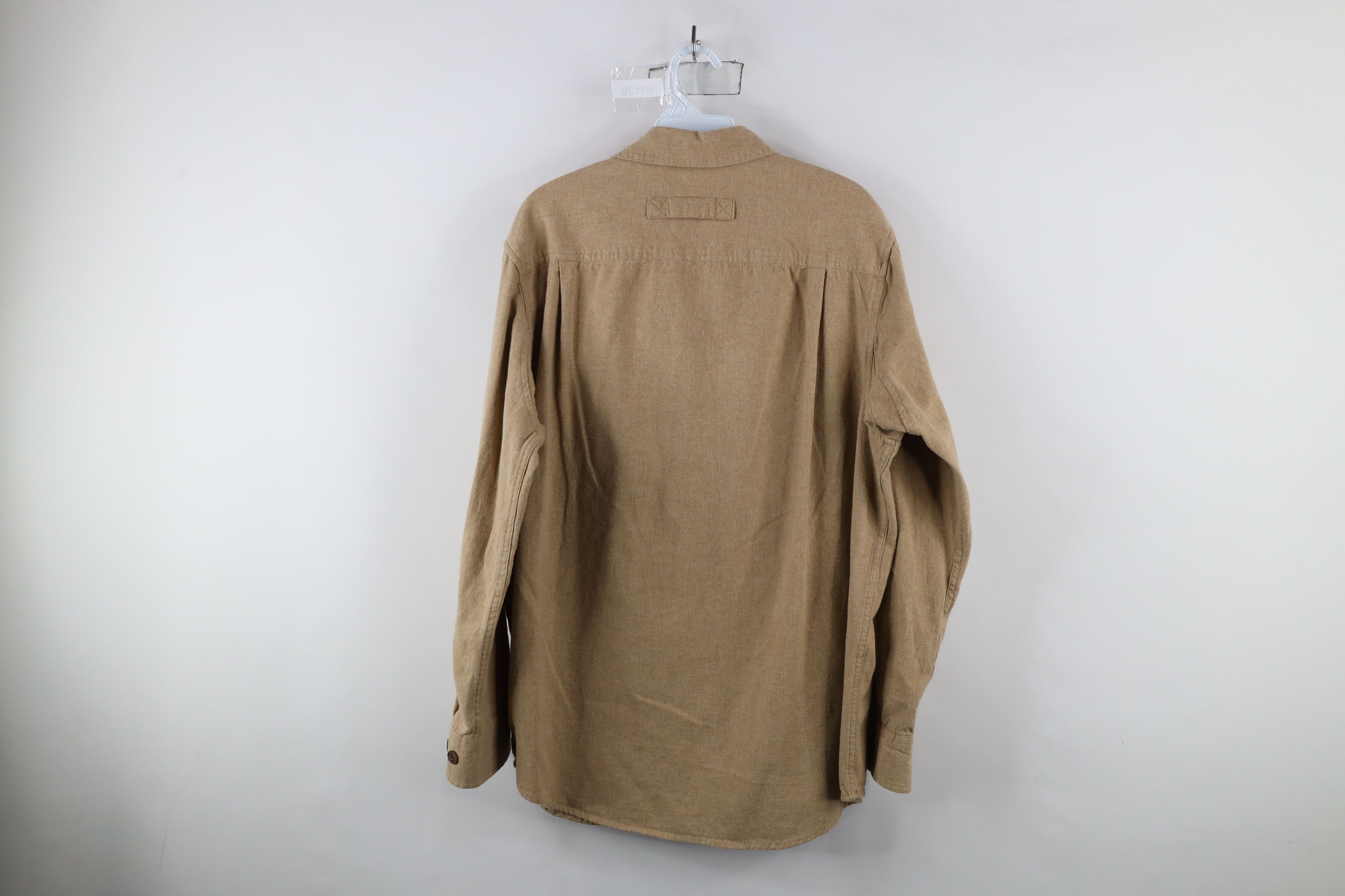 Duluth Trading Company × Vintage Duluth Trading Co Flannel Collared Button Down Shirt Beige Size US L / EU 52-54 / 3 - 11 Thumbnail