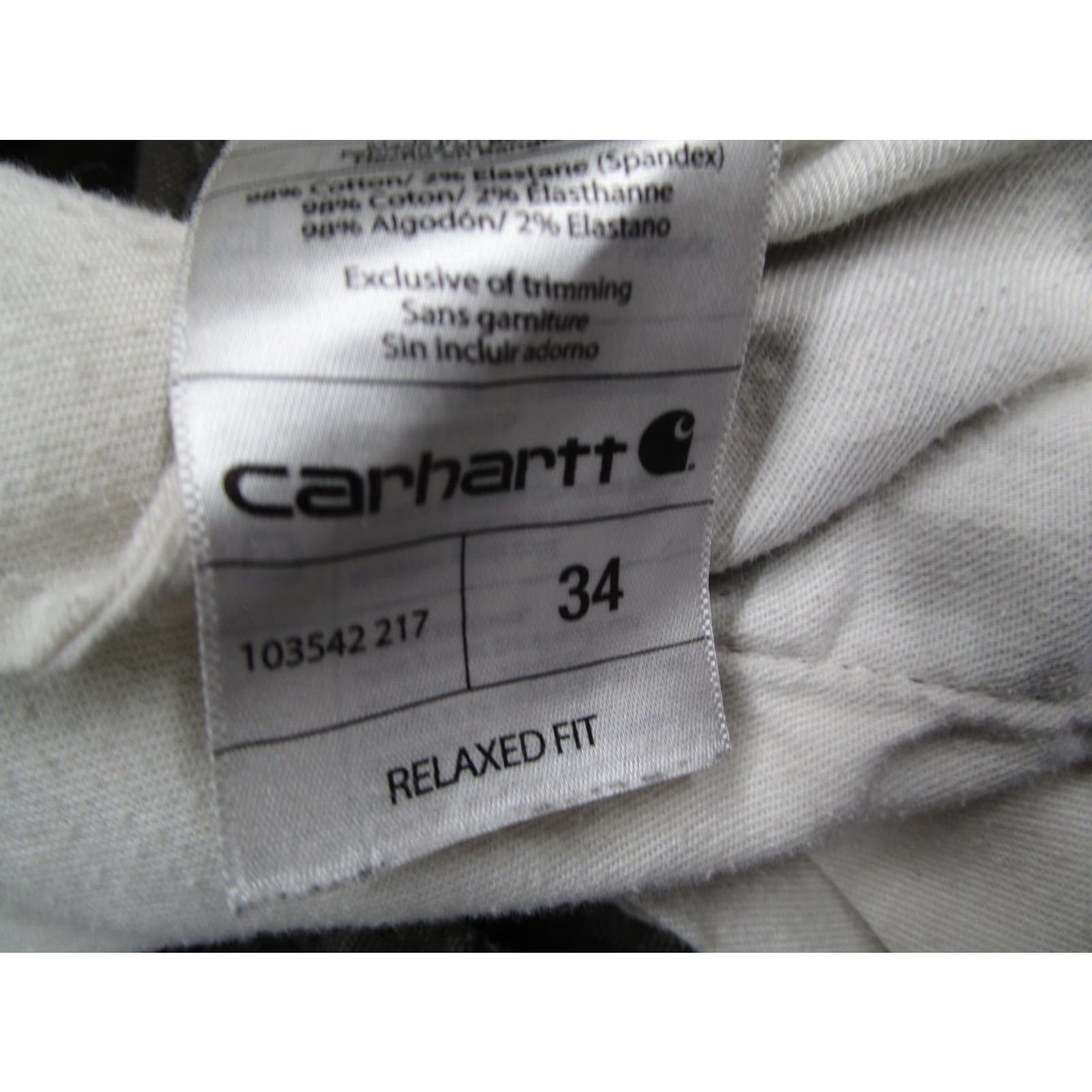 Carhartt CARHARTT Cargo Shorts Mens 34 Green Relaxed Fit Rugged Flex 10" Workwear Vintage: No Size US 34 / EU 50 - 3 Thumbnail
