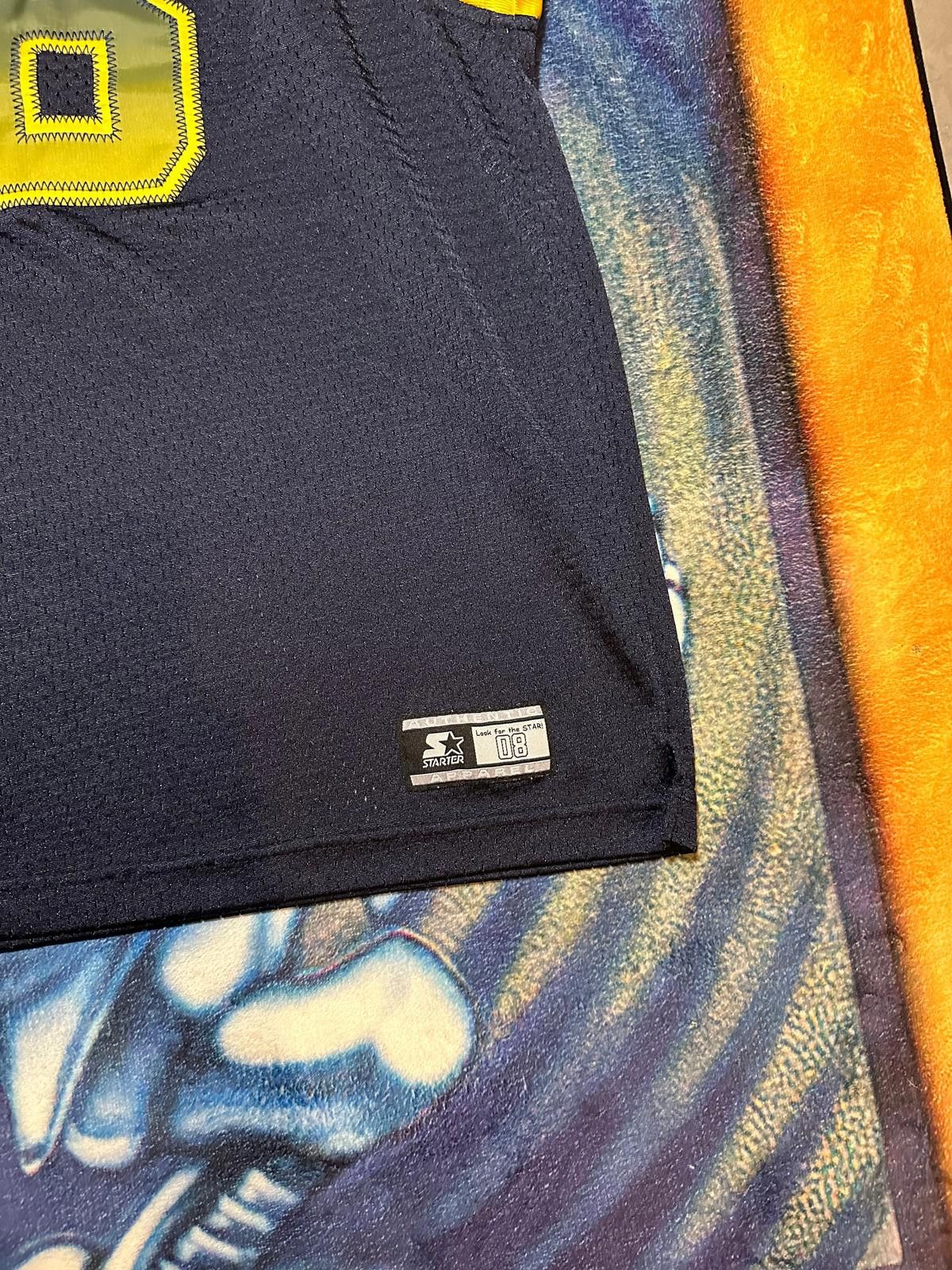 Starter Starter Black and Yellow Basketball Jersey Size ONE SIZE - 4 Thumbnail