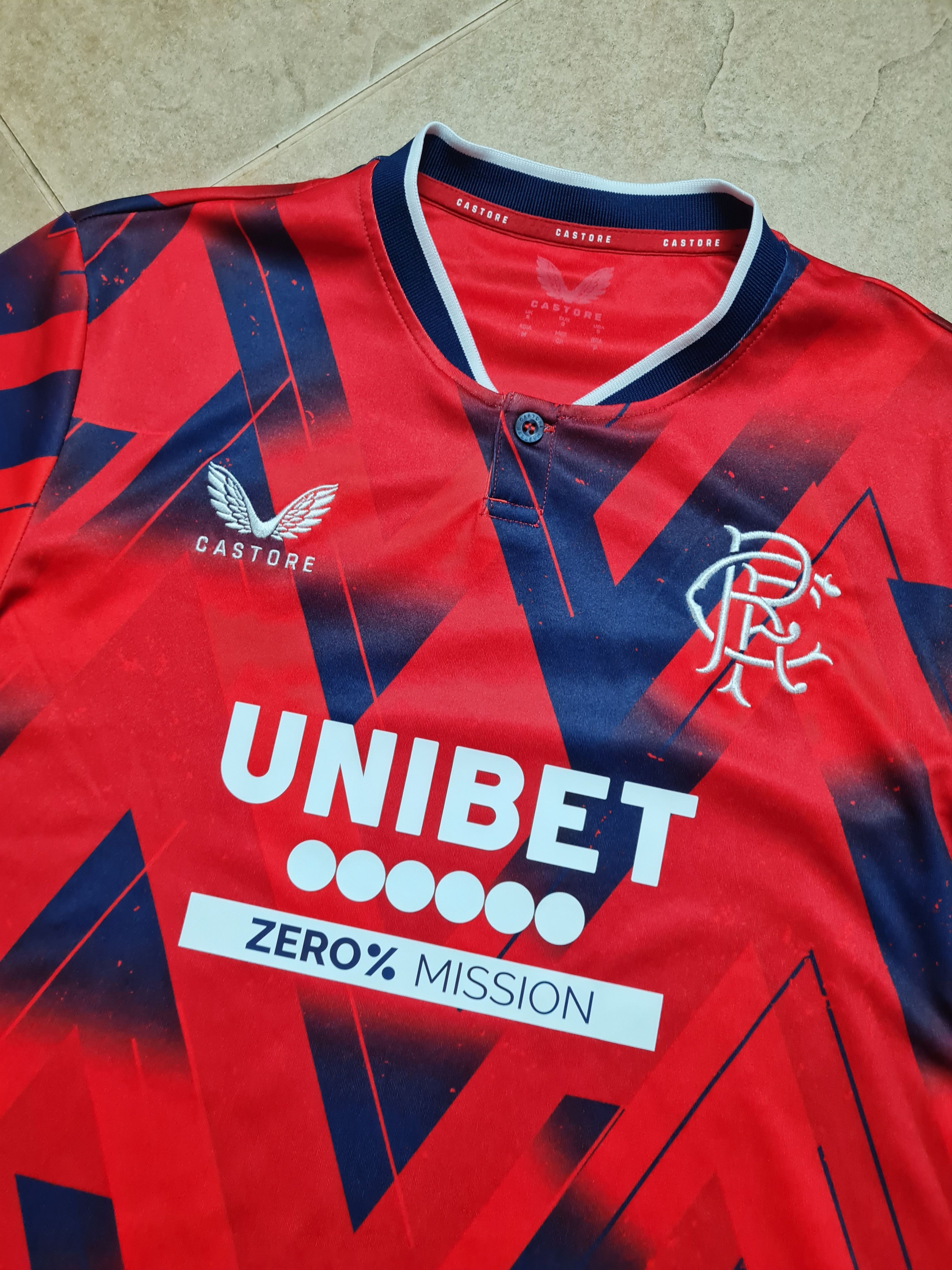 Castore Castore Glasgow Rangers Men's Fourth Shirt 2023/2024 Size US S / EU 44-46 / 1 - 11 Thumbnail