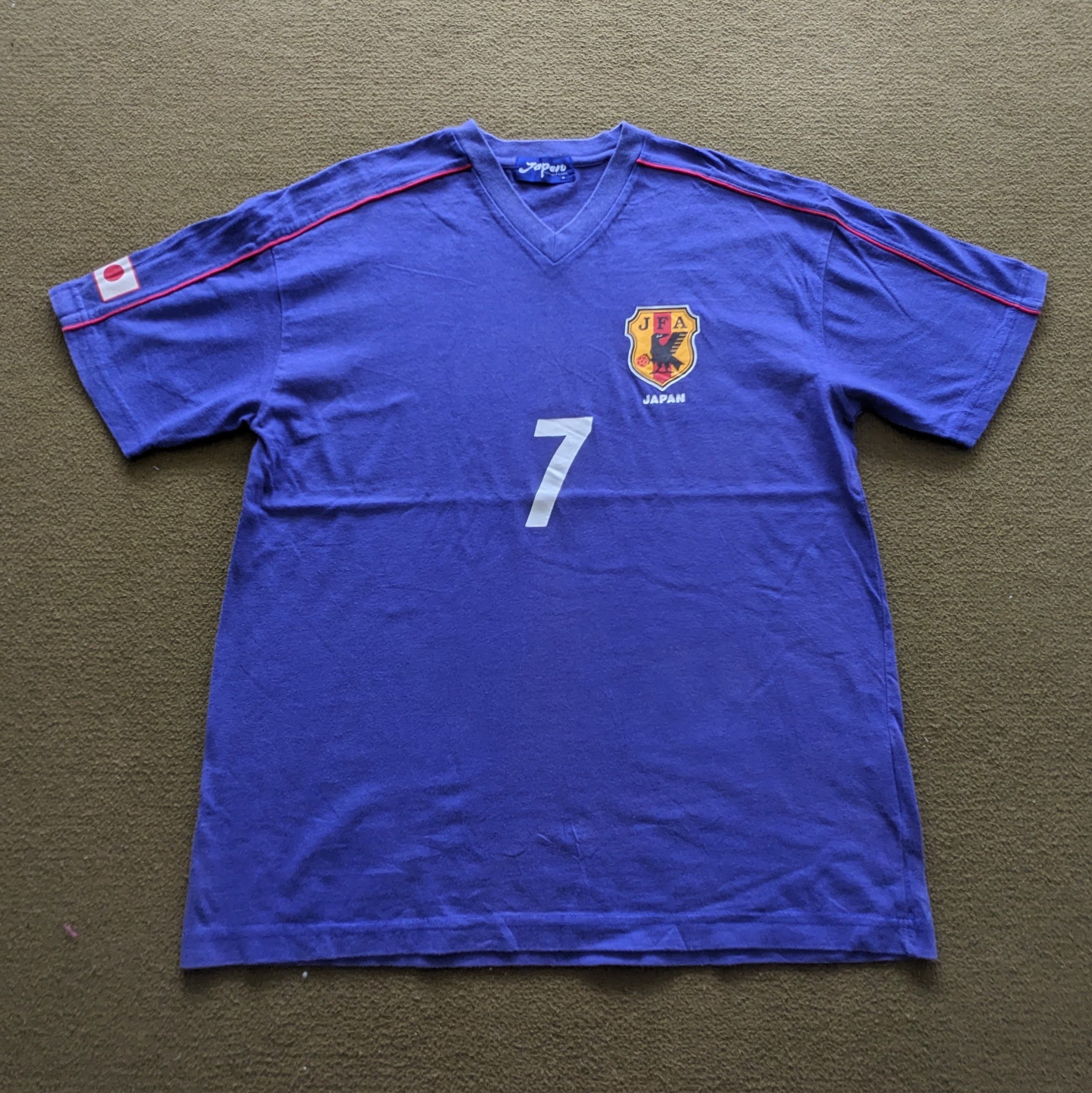 Vintage Vintage NAKATA Japan National Football Team T-shirt Size US L / EU 52-54 / 3 - 3 Thumbnail