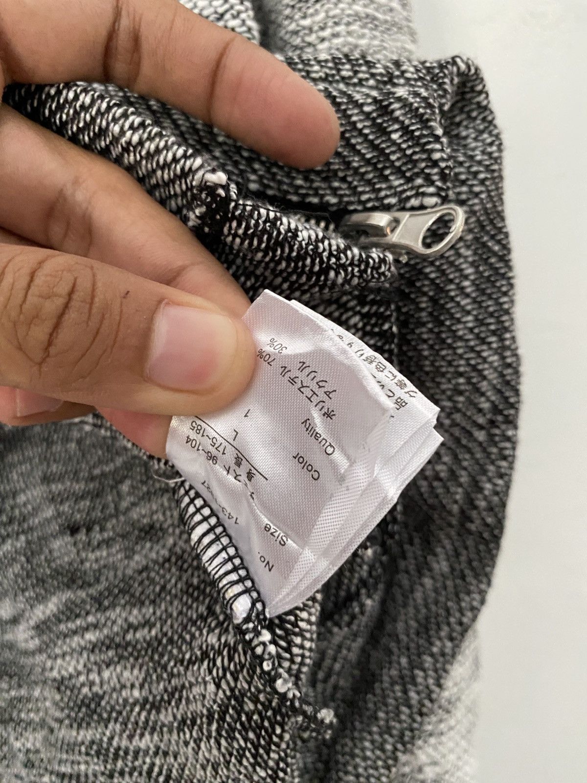 If Six Was Nine × In The Attic × Le Grande Bleu (L.G.B.) Zip up in the attic knit sweater Size US L / EU 52-54 / 3 - 6 Thumbnail