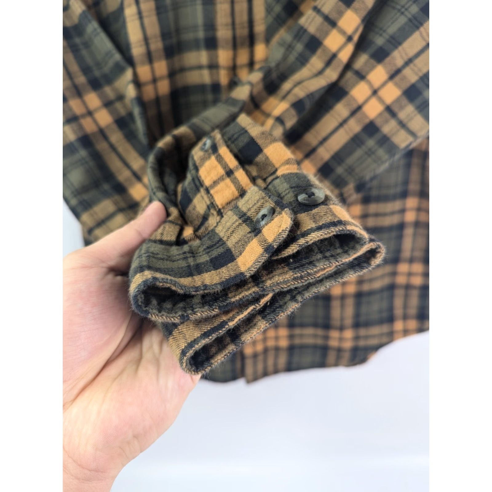 Vintage Magellan Outdoors Classic Fit Button Down Flannel Shirt Men's S Tapenade Plaid Size US S / EU 44-46 / 1 - 3 Thumbnail