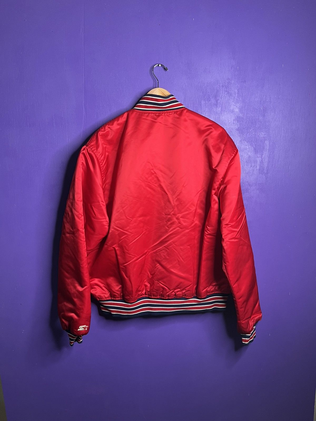 MLB × Starter × Vintage Vintage 90s Starter St Louis cardinals satin jacket Size US XL / EU 56 / 4 - 2 Thumbnail