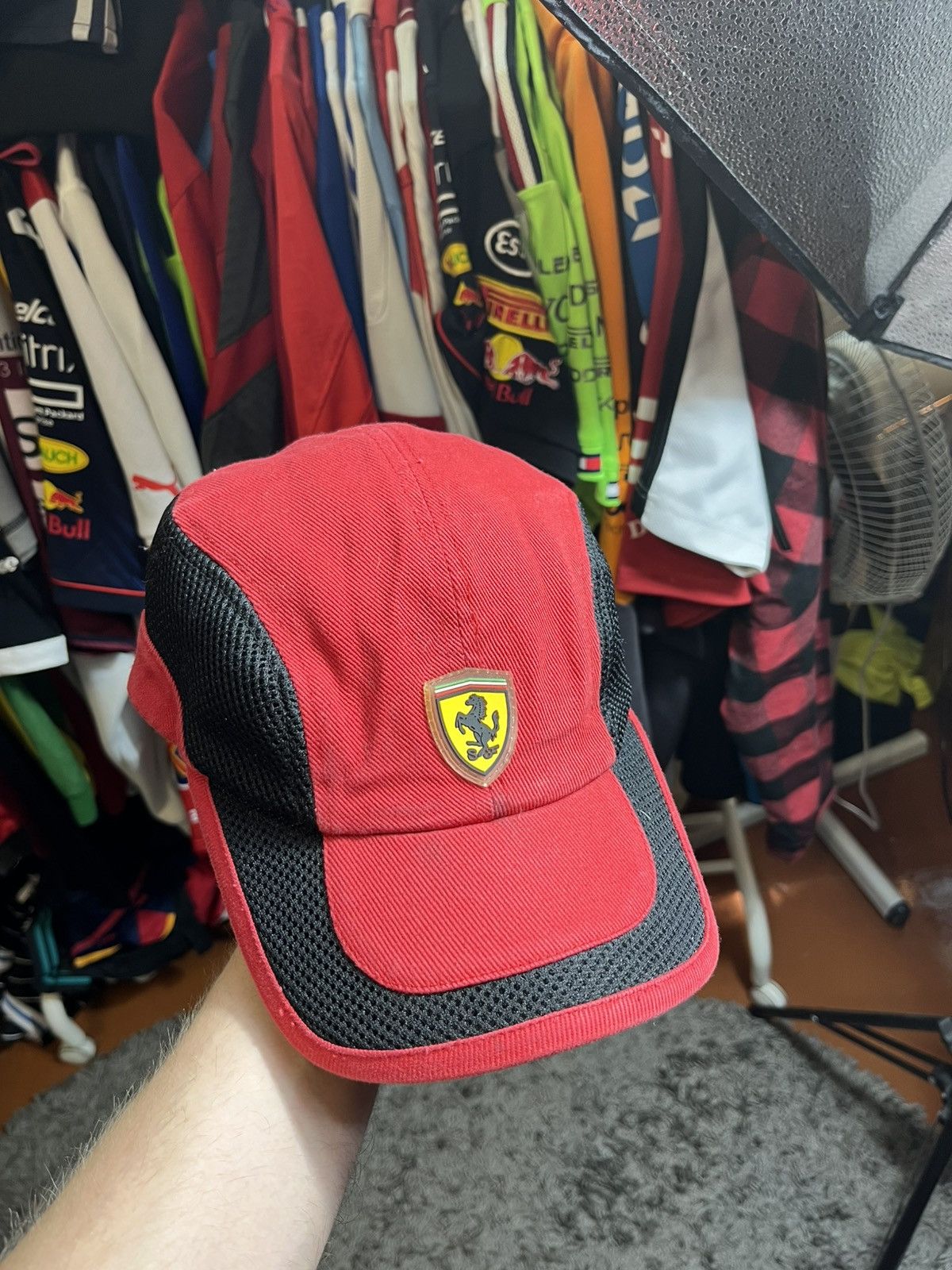 Ferrari FERRARI VINTAGE Y2K RACING CAP Size ONE SIZE - 1 Thumbnail