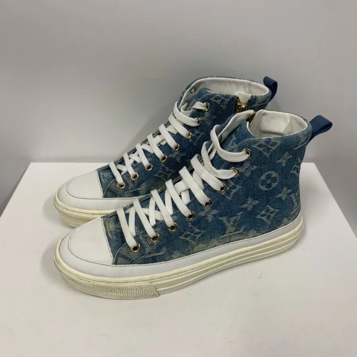 Louis Vuitton Louis Vuitton Stellar Blue Casual Sneakers -2508 Size US 5 / EU 37 - 1 Thumbnail