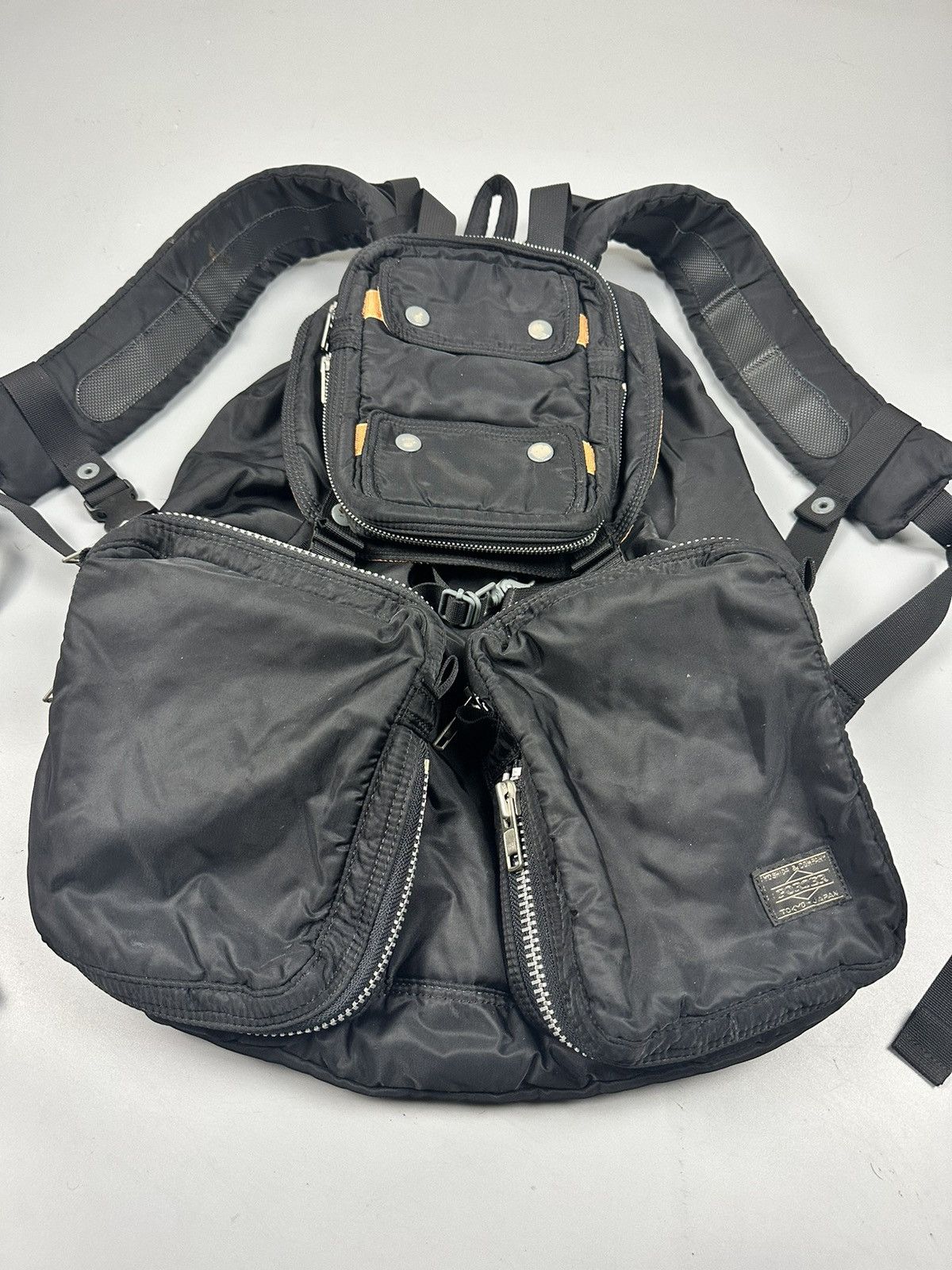 Porter 🔥Rare🔥 Vintage Porter-Yoshida & Co. Tanker Rucksack/Backpack Size ONE SIZE - 4 Thumbnail