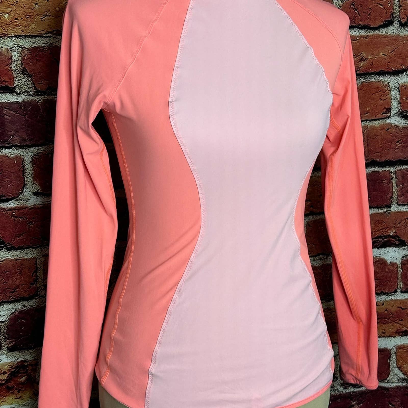 Lululemon LULULEMON Board Balance Rash Guard Coral Pink Size M / US 6-8 / IT 42-44 - 5 Thumbnail