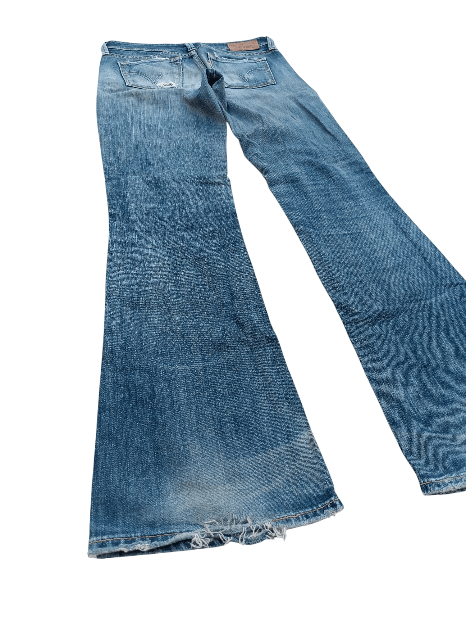 Levi's × Levi's Vintage Clothing × Vintage Vintage Levis Flared Faded Washed Distressed Denim E018 Size US 30 / EU 46 - 7 Thumbnail