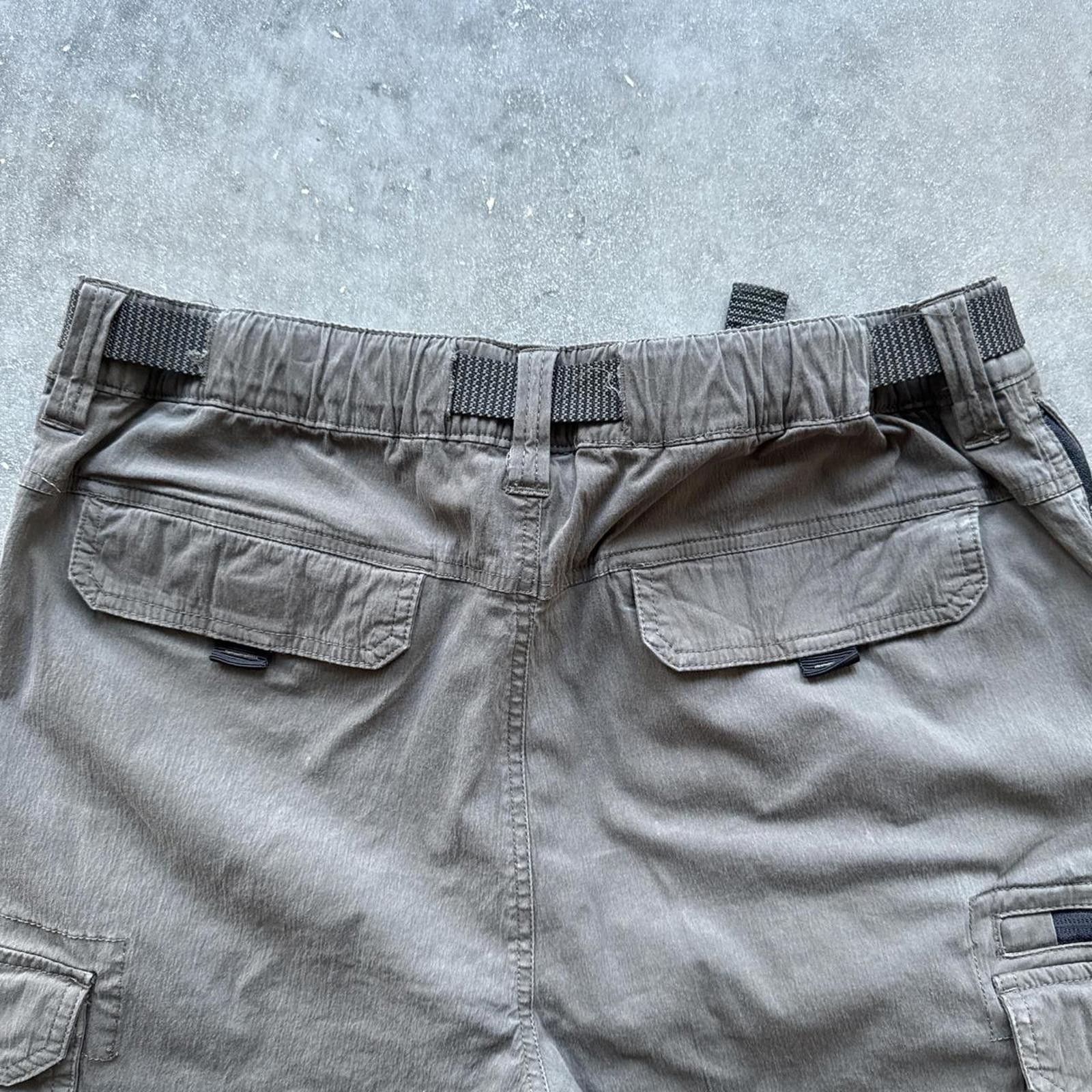 Other Grey And Black Cargo Tactical Pants Turn Into Shorts Size US 34 / EU 50 - 6 Thumbnail