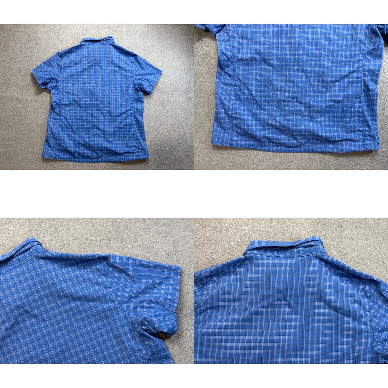 Vintage Icepeak Blue Button-Up Shirt Short Sleeve Eur 46 Womens XS? Size L / US 10 / IT 46 - 8 Thumbnail