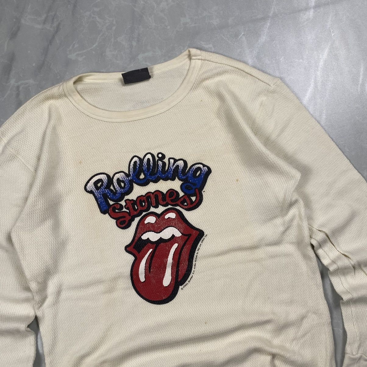 Japanese Brand Vintage BC Ethic Rolling Stones Waffle Goth Longsleeve Size US S / EU 44-46 / 1 - 2 Thumbnail