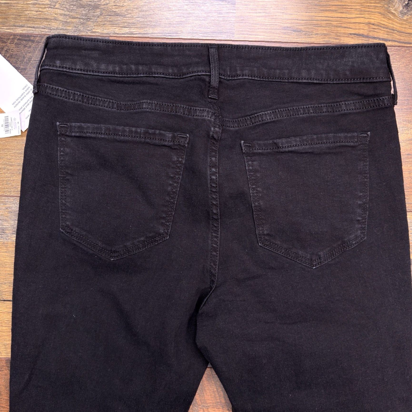 Old Navy Old Navy Jeans Women 10 Ankle Slim High Rise Dark Black Denim Stretch 5-Pocket City Modern Logo Vintage: No Ladies, Regular Size Xl? Size 32" / US 10 / IT 46 - 7 Thumbnail