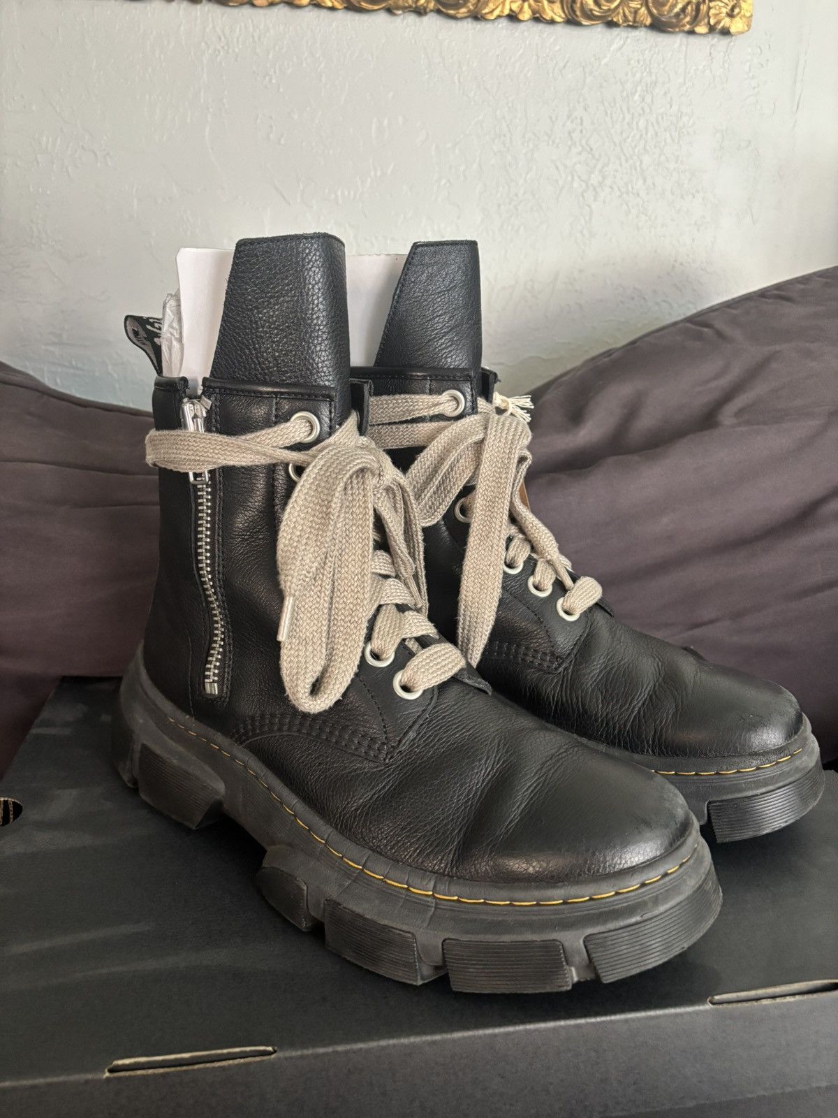 Rick Owens Dr Martens Jumbo Lace | Grailed