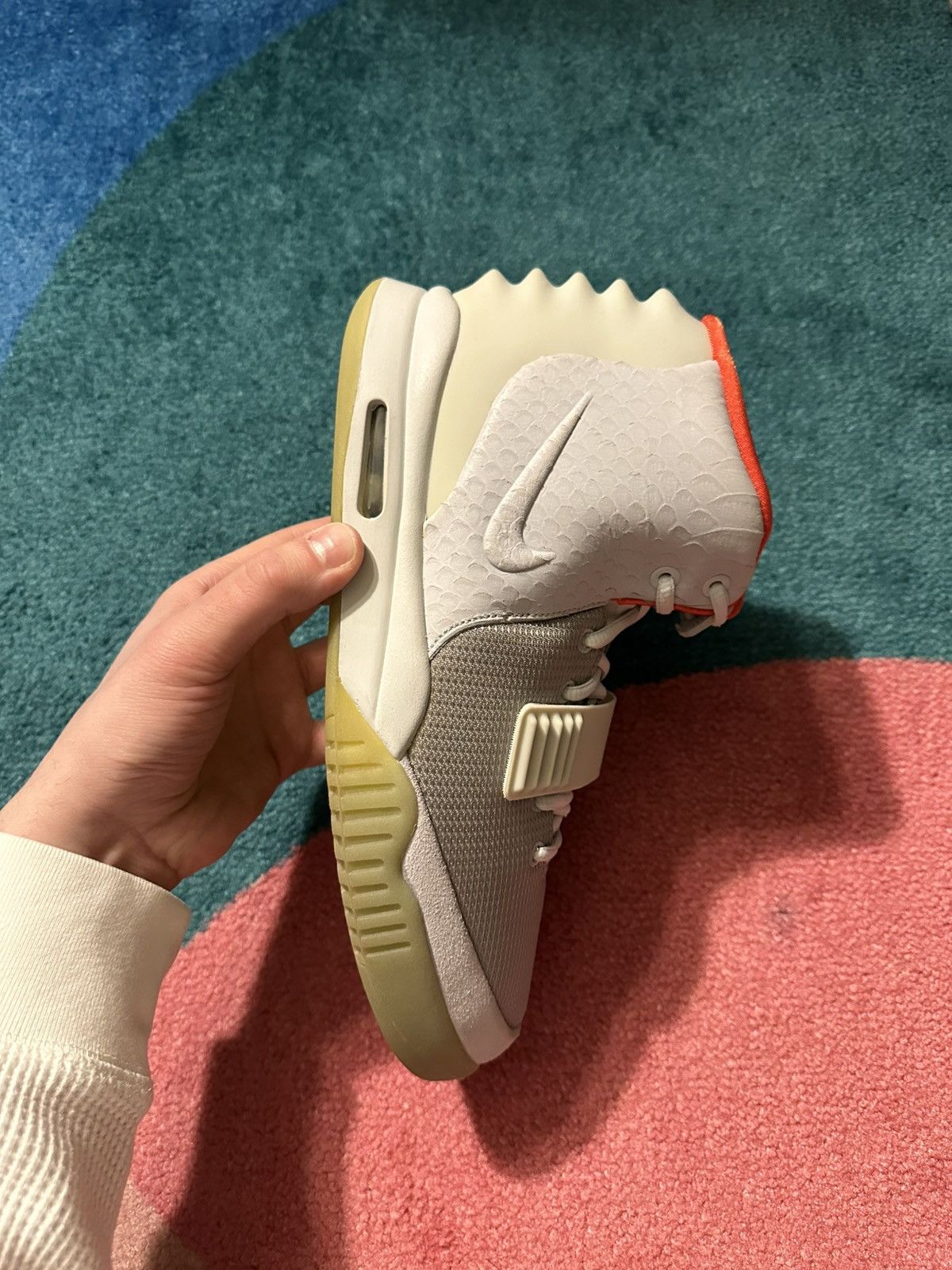Kanye West × Nike Nike Air Yeezy 2 NRG ‘Pure Platinum’ Size US 11.5 / EU 44-45 - 4 Thumbnail