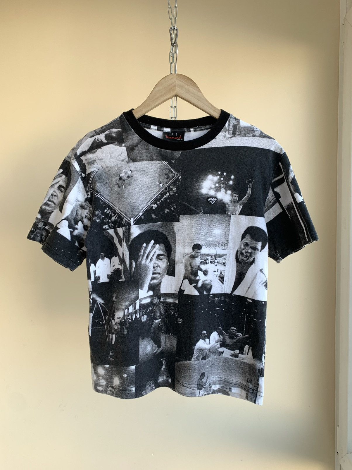 Diamond Supply Co. Mohammad Ali x Diamond Supply Montage Photo Overpint T-Shirt Size US S / EU 44-46 / 1 - 1 Thumbnail