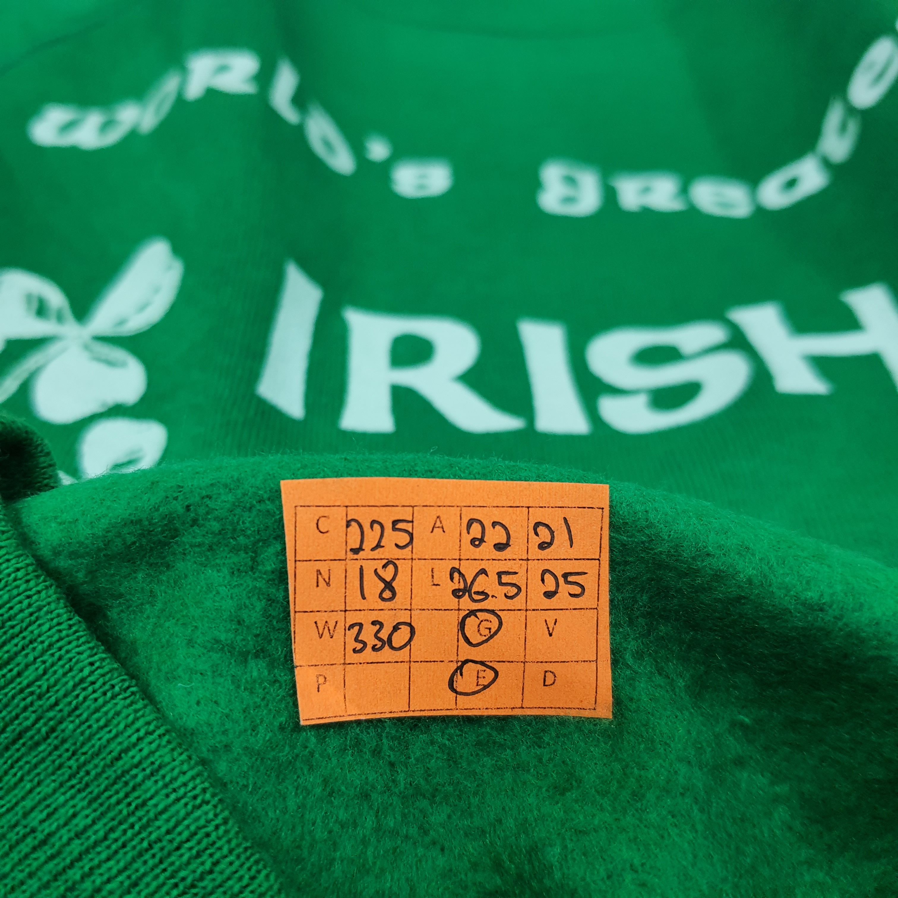 Vintage Vintage WORLD'S GREATEST IRISH GRANDPA Sweatshirt C225N18 Size US M / EU 48-50 / 2 - 7 Thumbnail