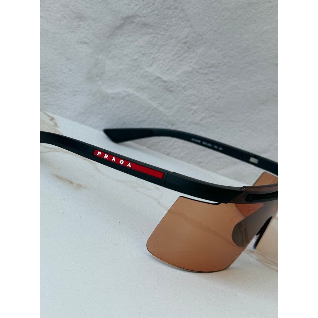 Prada NEW Prada Sport PS B06S Mirrored Sunglasses in Orange $548 Size ONE SIZE - 7 Thumbnail