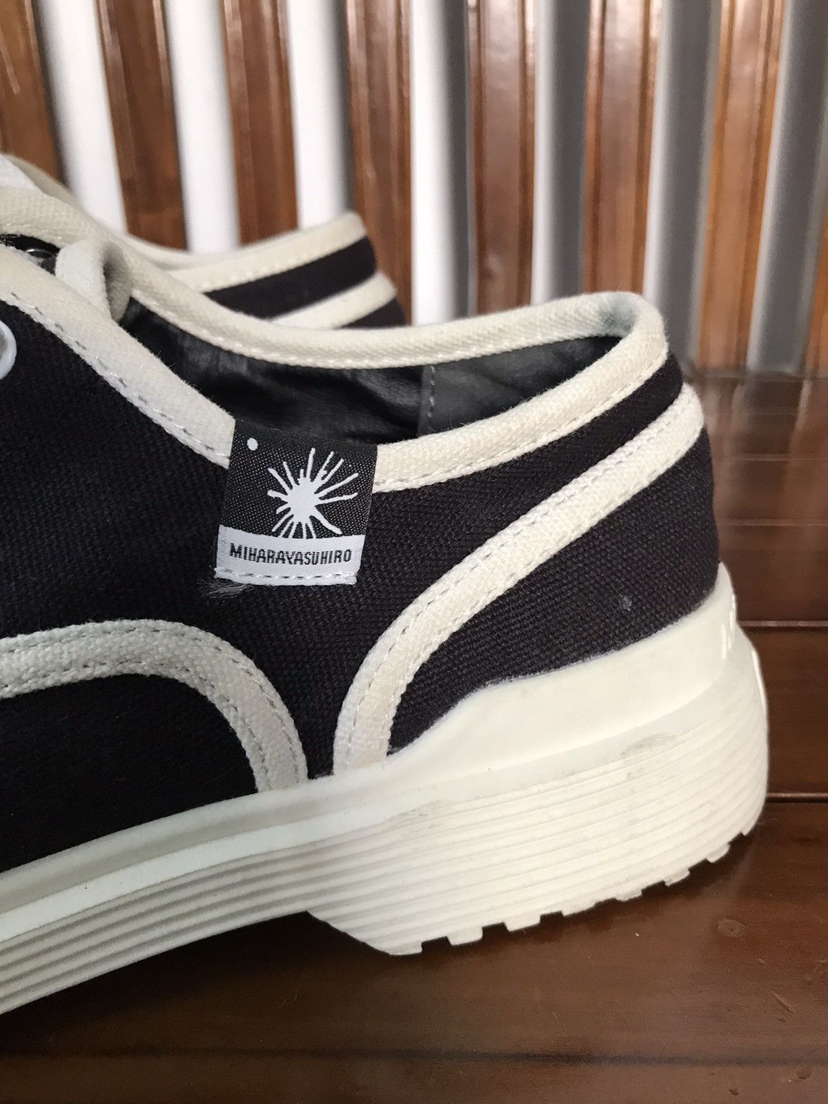 Maison MIHARA YASUHIRO Miharayasuhiro Black Blackey Canvas Sneakers Boots Size US 8 / EU 41 - 10 Thumbnail