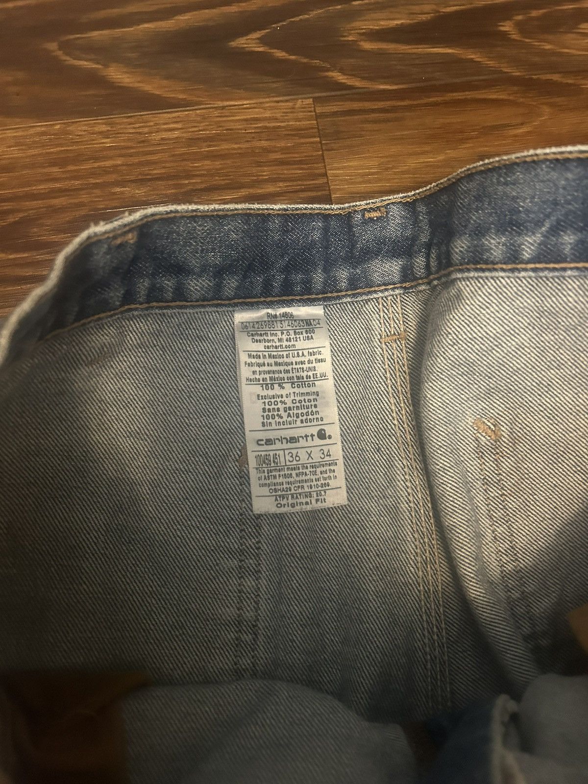 Carhartt Vintage Carhartt FR jeans Size US 34 / EU 50 - 6 Thumbnail