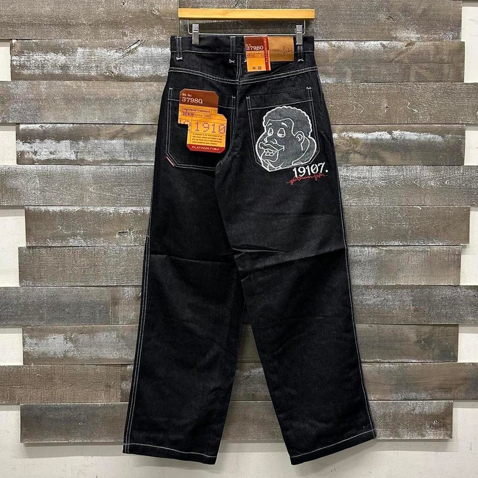 Fubu Vintage Platinum FUBU Y2k Fat Albert Skater Jeans Mens