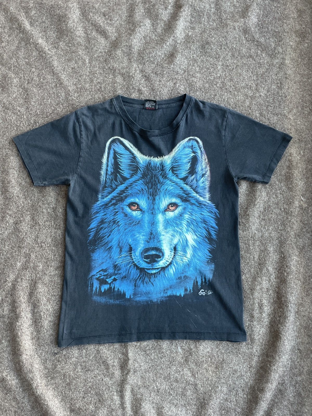 Other Caballo Nature Wolf Vintage T-Shirt Size US M / EU 48-50 / 2 - 1 Thumbnail