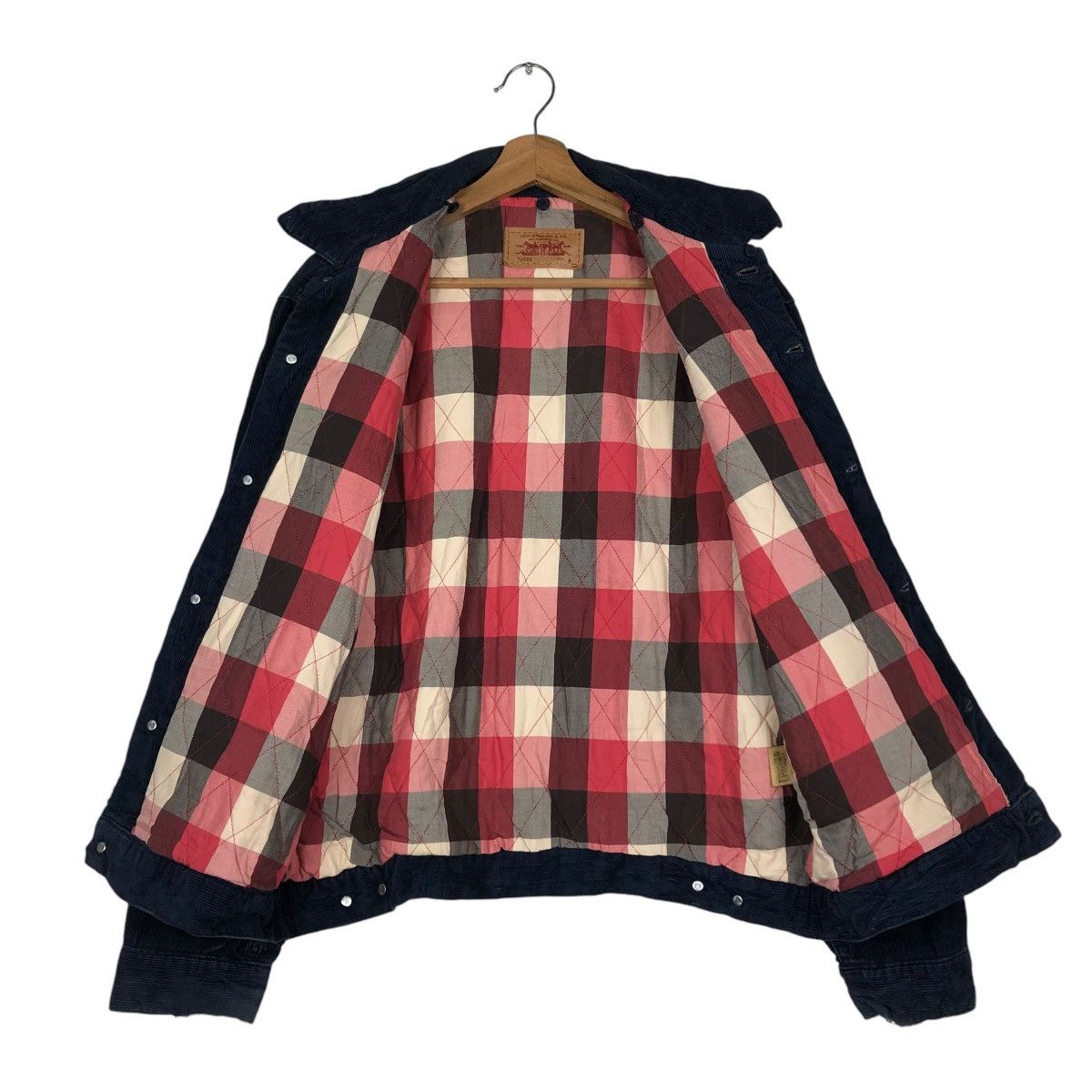 Levi's 🔥VINTAGE BIKER TRUCKER JACKET LEVI’S CORDUROY BLANKET Size US M / EU 48-50 / 2 - 15 Thumbnail