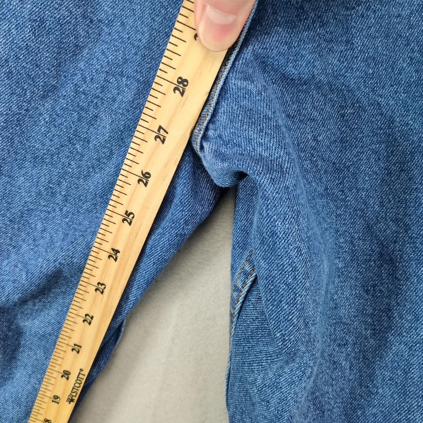 Chaps Vtg Chaps Men's 38x30 Jeans Baggy Denim Straight Leg Cotton Size US 38 / EU 54 - 4 Thumbnail
