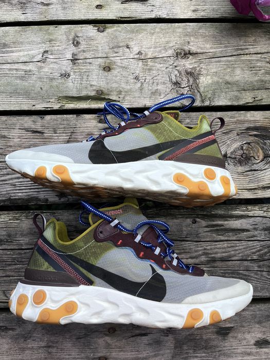 Nike react element on sale 87 moss black