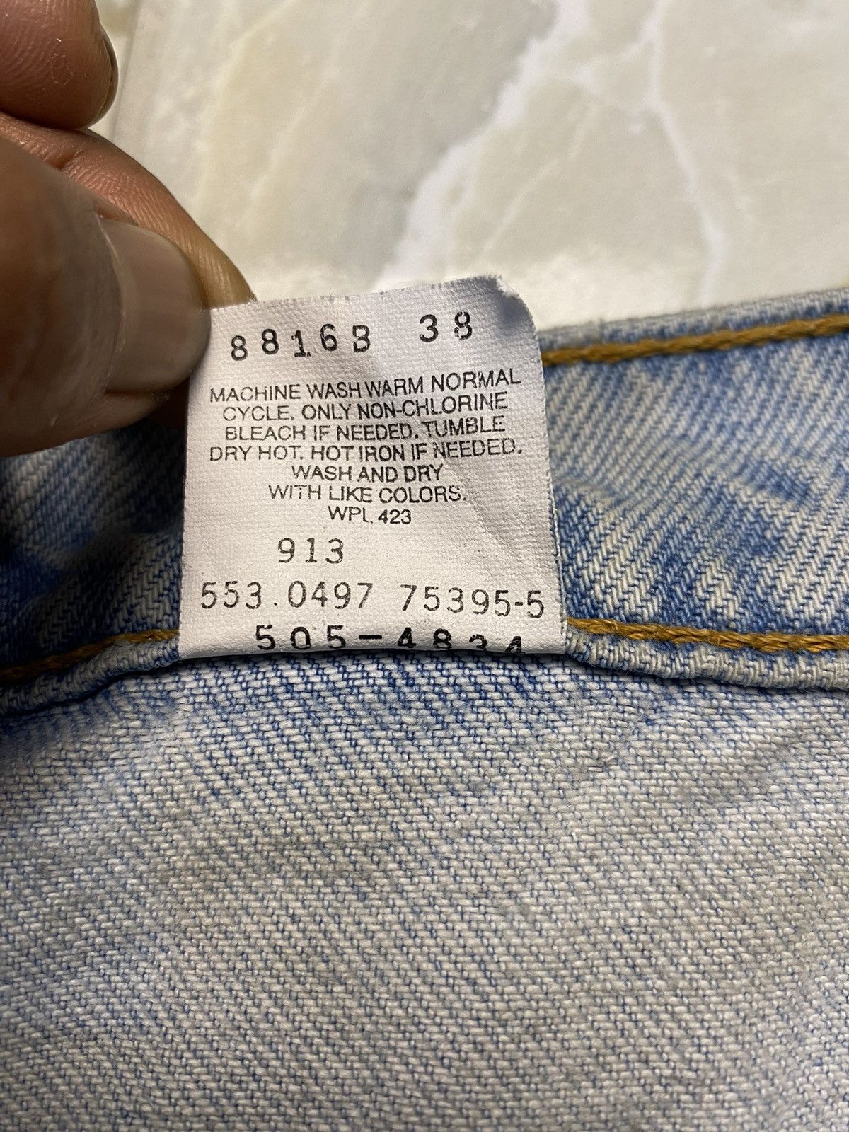 Levi's VINTAGE LEVIS 505 REGULAR FIT Size US 34 / EU 50 - 17 Thumbnail
