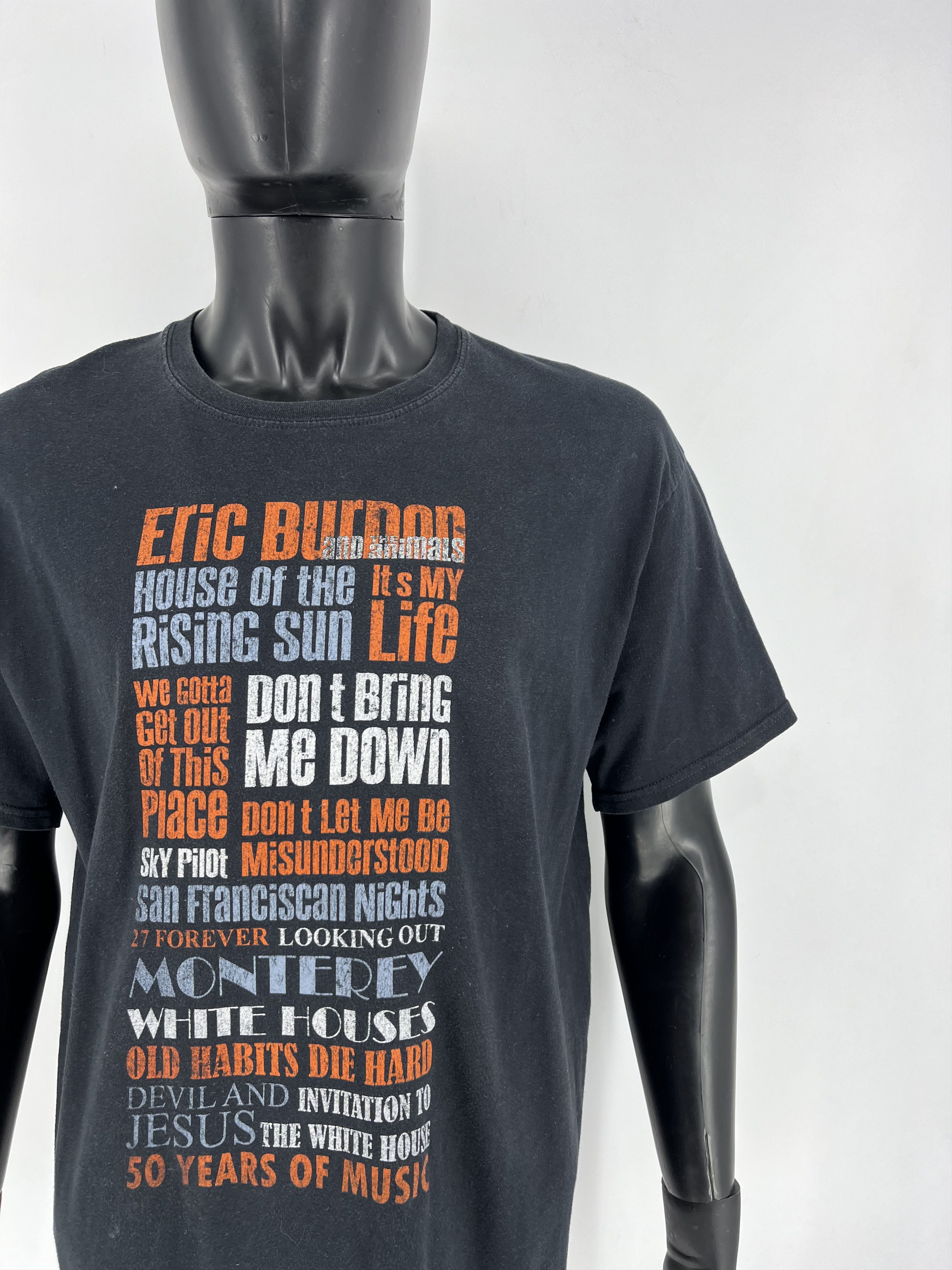 Band Tees × Vintage VINTAGE ERIC BURDON 00s Band Rock Tee Rare Tour Y2K Size US XL / EU 56 / 4 - 8 Thumbnail
