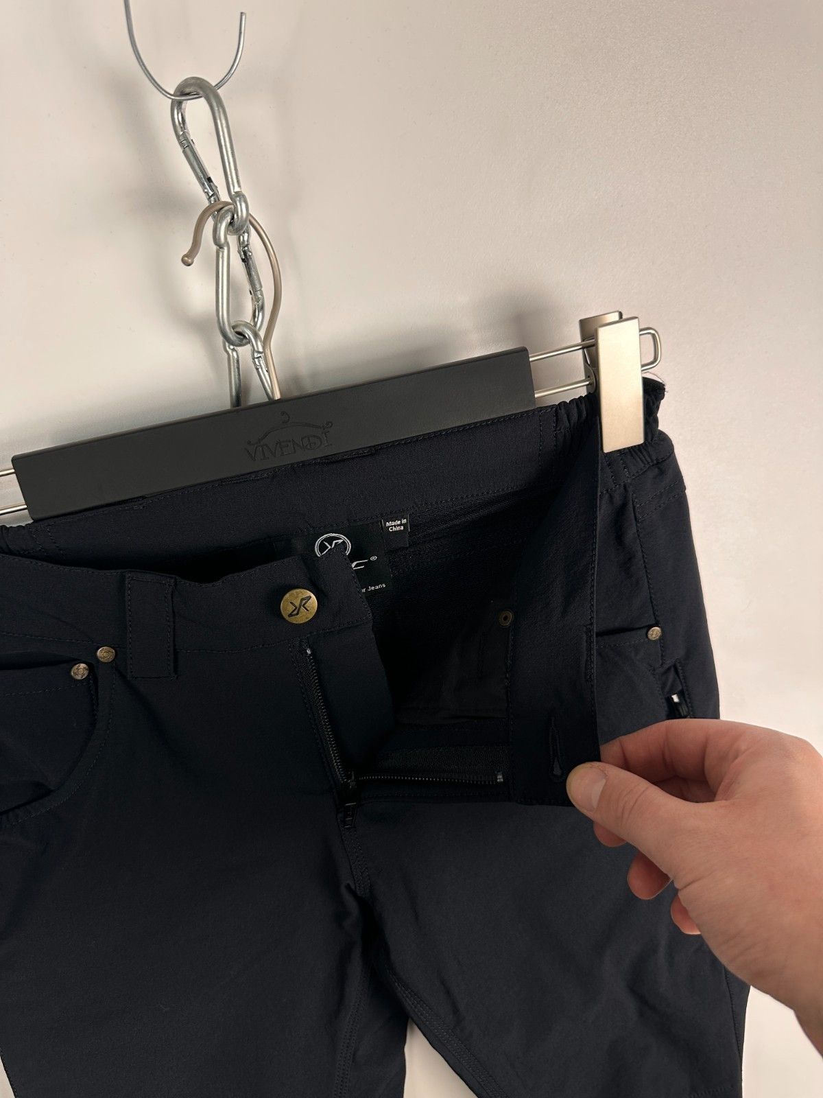 Other Revolution Race Pants Black Trousers Women Outdoor Size S Size 28" / US 6 / IT 42 - 7 Thumbnail