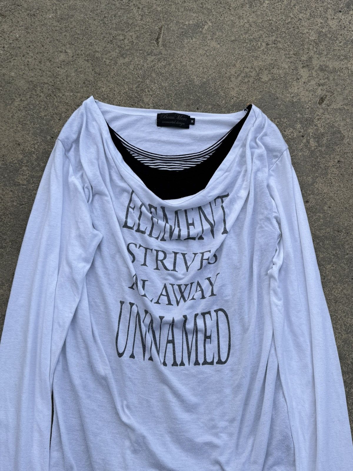 If Six Was Nine Layared Beaumere Poem Vkei Long Sleeve Japan Styled Size US M / EU 48-50 / 2 - 2 Thumbnail
