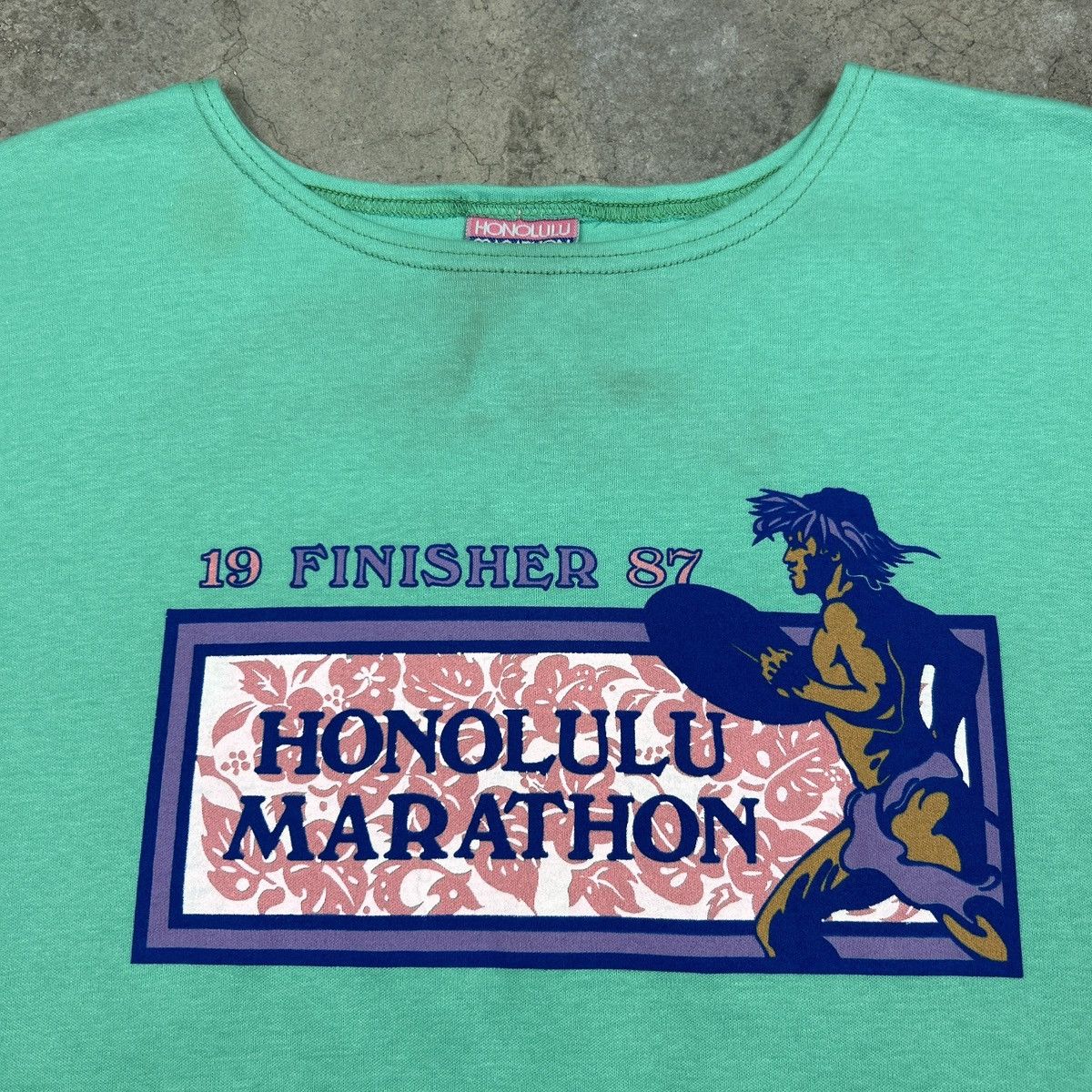 Vintage 1987 Honolulu Marathon Top Size US M / EU 48-50 / 2 - 2 Thumbnail