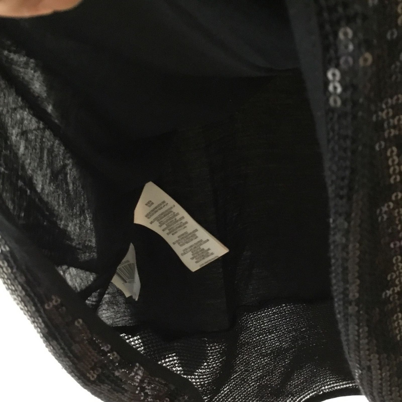 Bcbgmaxazria BCBGMaxaZria Black High & Low Long Sleeve Top Size S / US 4 / IT 40 - 6 Thumbnail