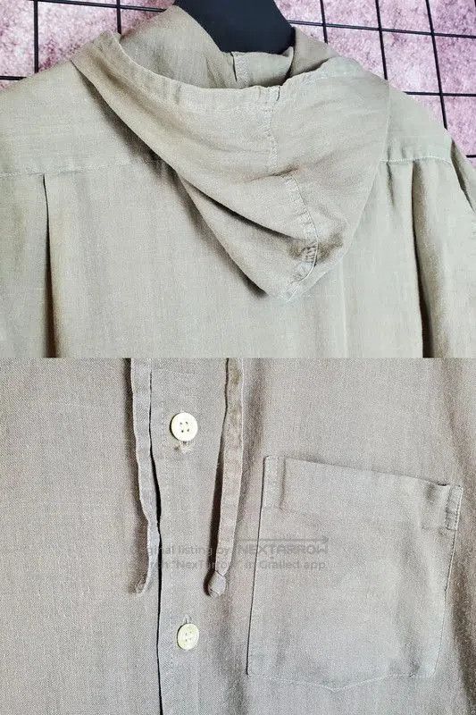 Kenzo Kenzo Summer Gray Short Sleeve Hooded Cardigan . Size US M / EU 48-50 / 2 - 4 Thumbnail