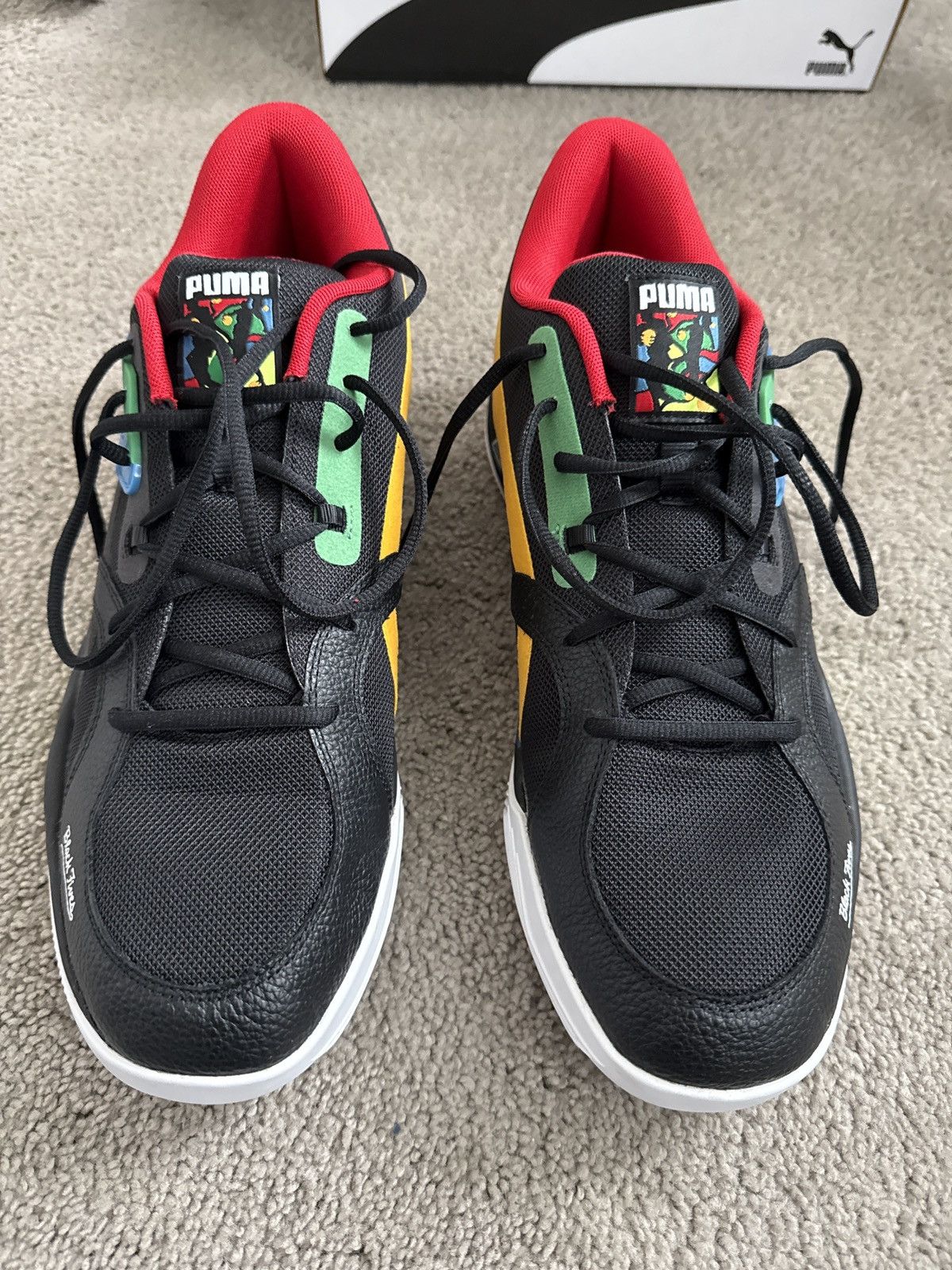 Puma TRC Blaze Court Black 5’s Size US 13 / EU 46 - 3 Thumbnail