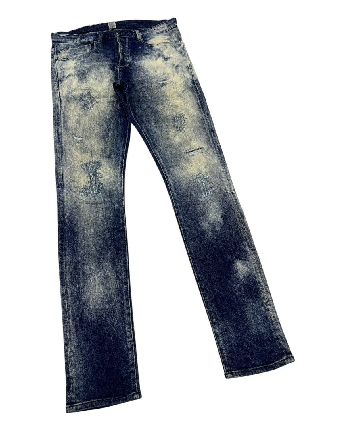 Le Grande Bleu (L.G.B.) ACID WASH LGB NUMBER NINE STYLE TERRA NULL DISTRESSED DENIM Size US 31 - 3 Thumbnail