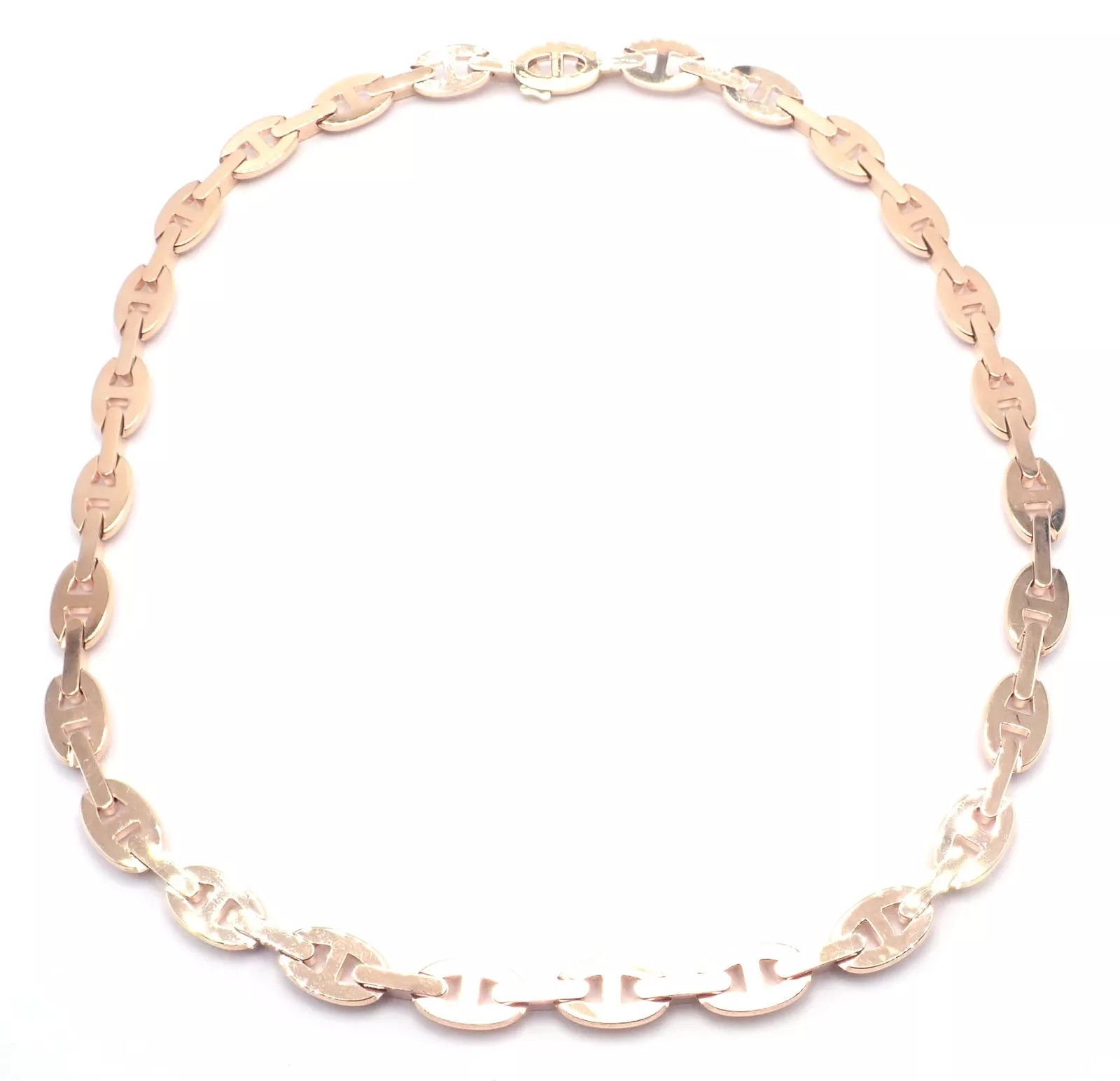 Hermes Chaine d'ancre Enchaine 18k Gold Diamond Link Necklace Size ONE SIZE - 9 Thumbnail